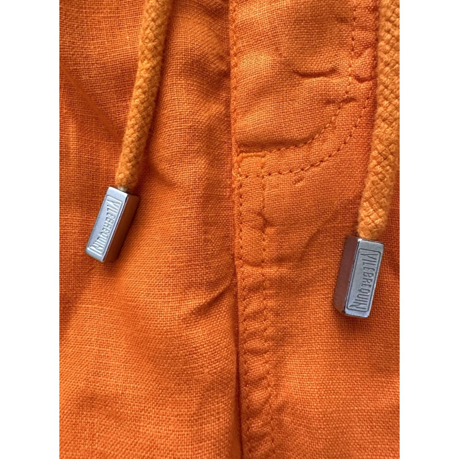 Vilebrequin Vilebrequin Mens Cargo Shorts Orange Linen 3XL Beach City Pockets Regular Rise High Inseam 10.75” EUC Rare Size US 39 - 2 Thumbnail