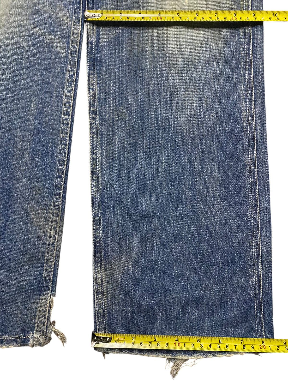 Junya Watanabe × Lacoste Vintage Lacoste Japan Faded Wash Distressed Baggy Jeans Size US 31 - 20 Thumbnail