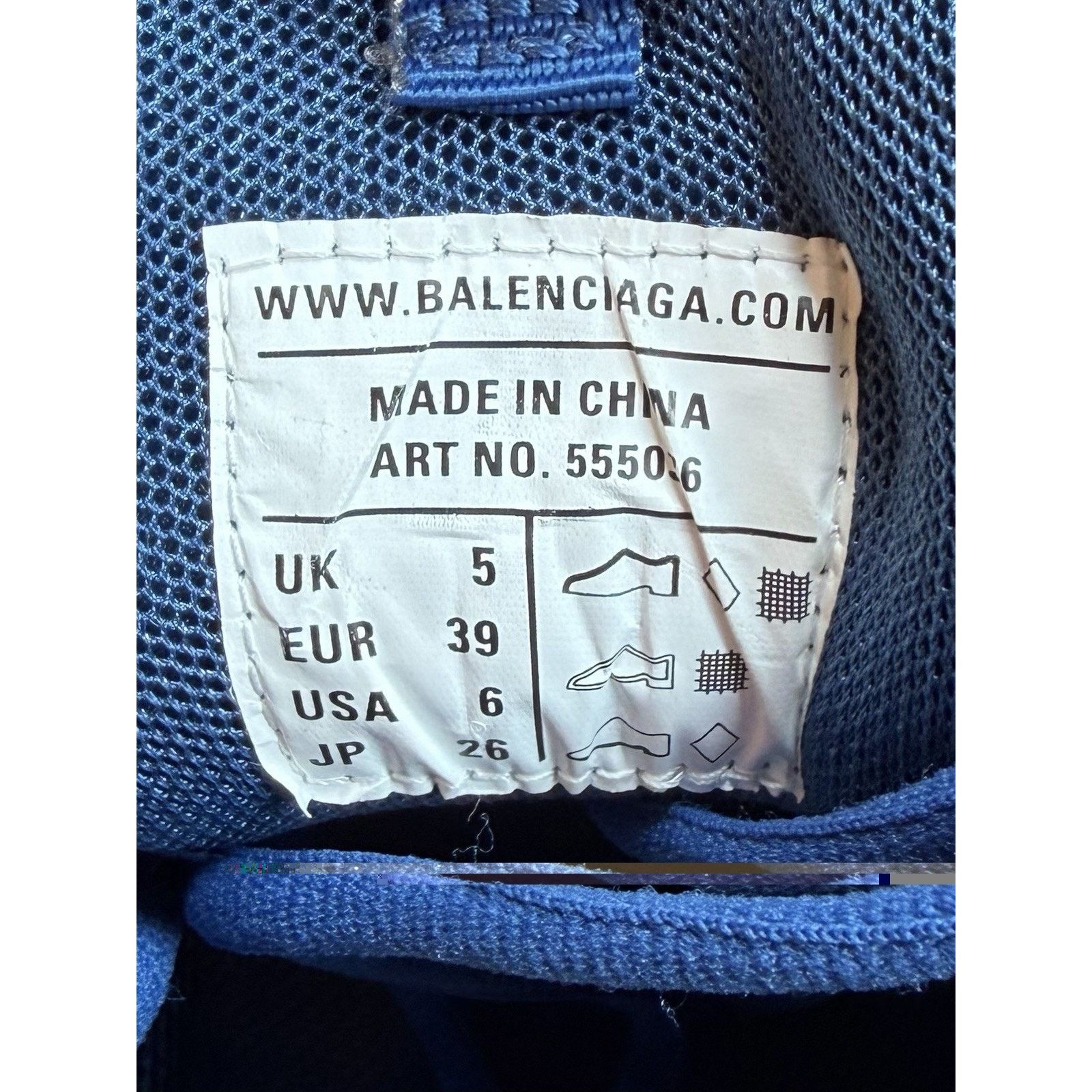 Balenciaga Size 39EU/6US - Balenciaga Track Blue LED Sneakers NEW! Size US 6 / EU 39 - 11 Thumbnail