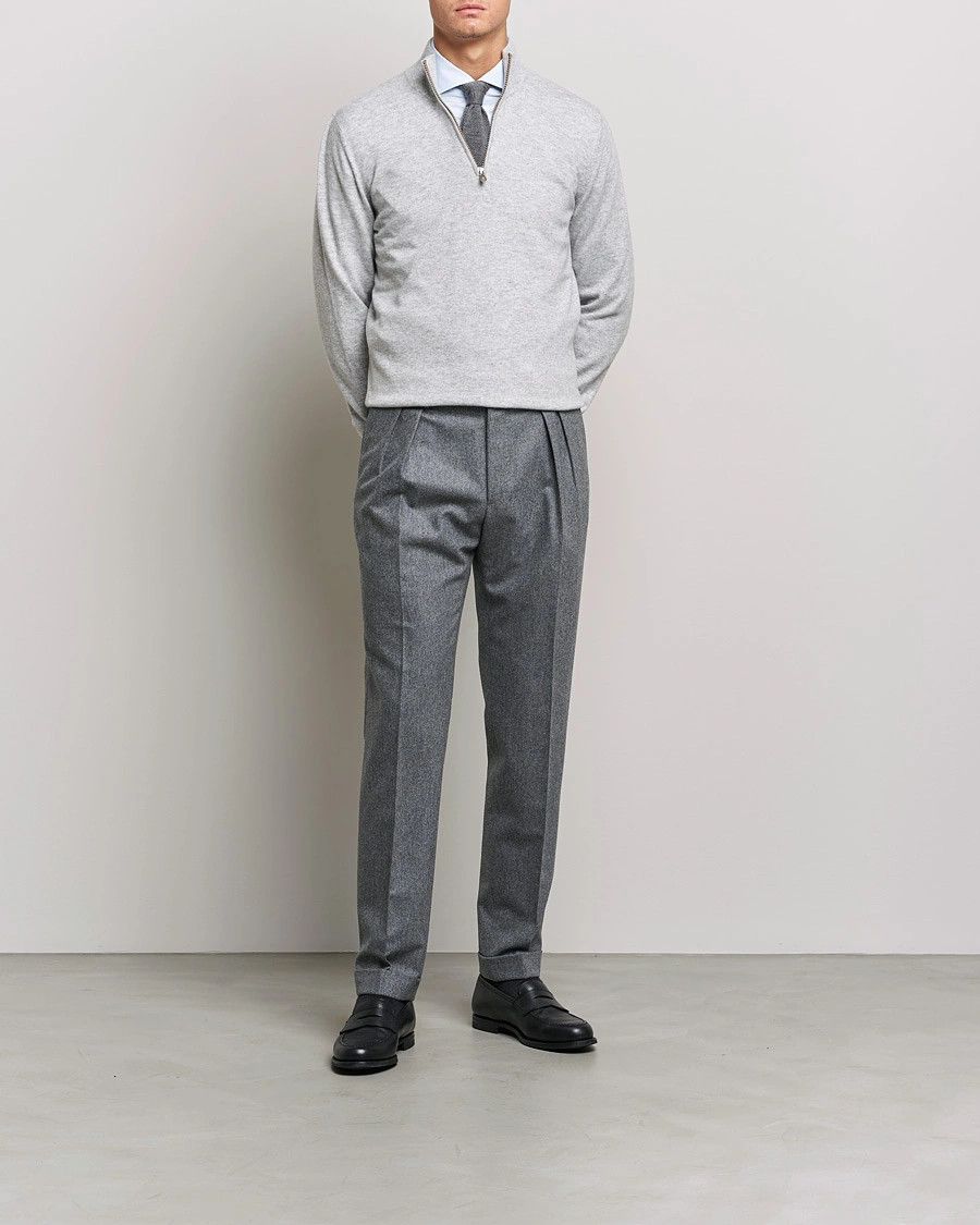 Brunello Cucinelli o1y0526 Sweater in Light Gray Size US L / EU 52-54 / 3 - 2 Thumbnail