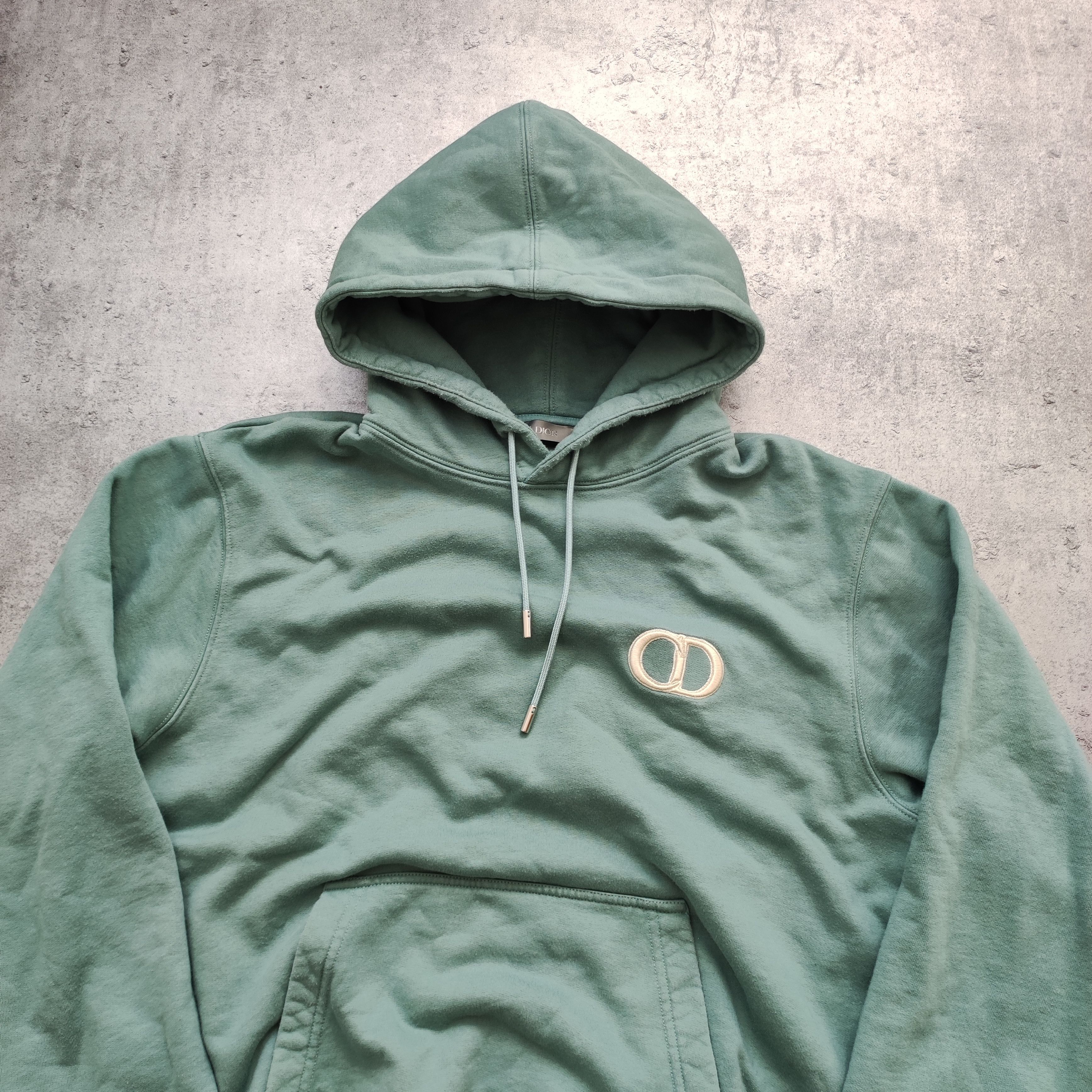Dior RARE Dior CD Logo Icon Hooded Sweatshirt Size US XXL / EU 58 / 5 - 3 Thumbnail