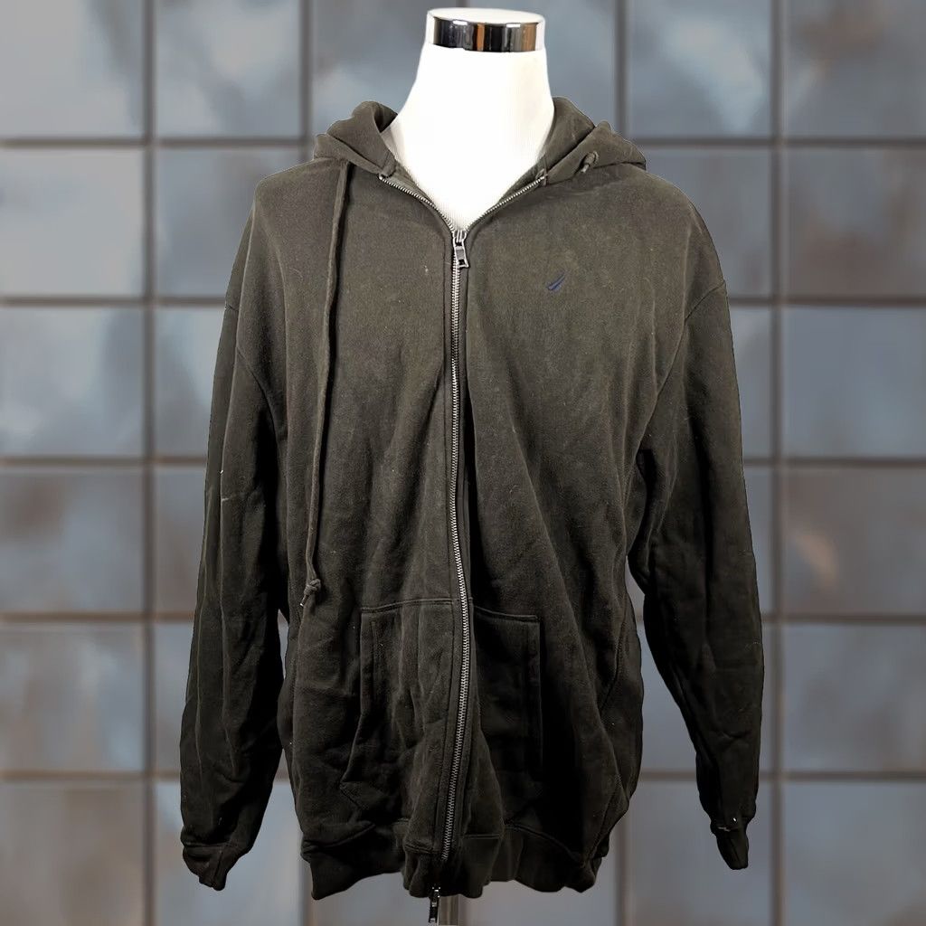 Nautica Nautica 2XL Hooded Sweat Jacket Full Zip Brown Cotton Blend Hoodie Men Regular Size Type: 2XL? Size US XXL / EU 58 / 5 - 1 Thumbnail