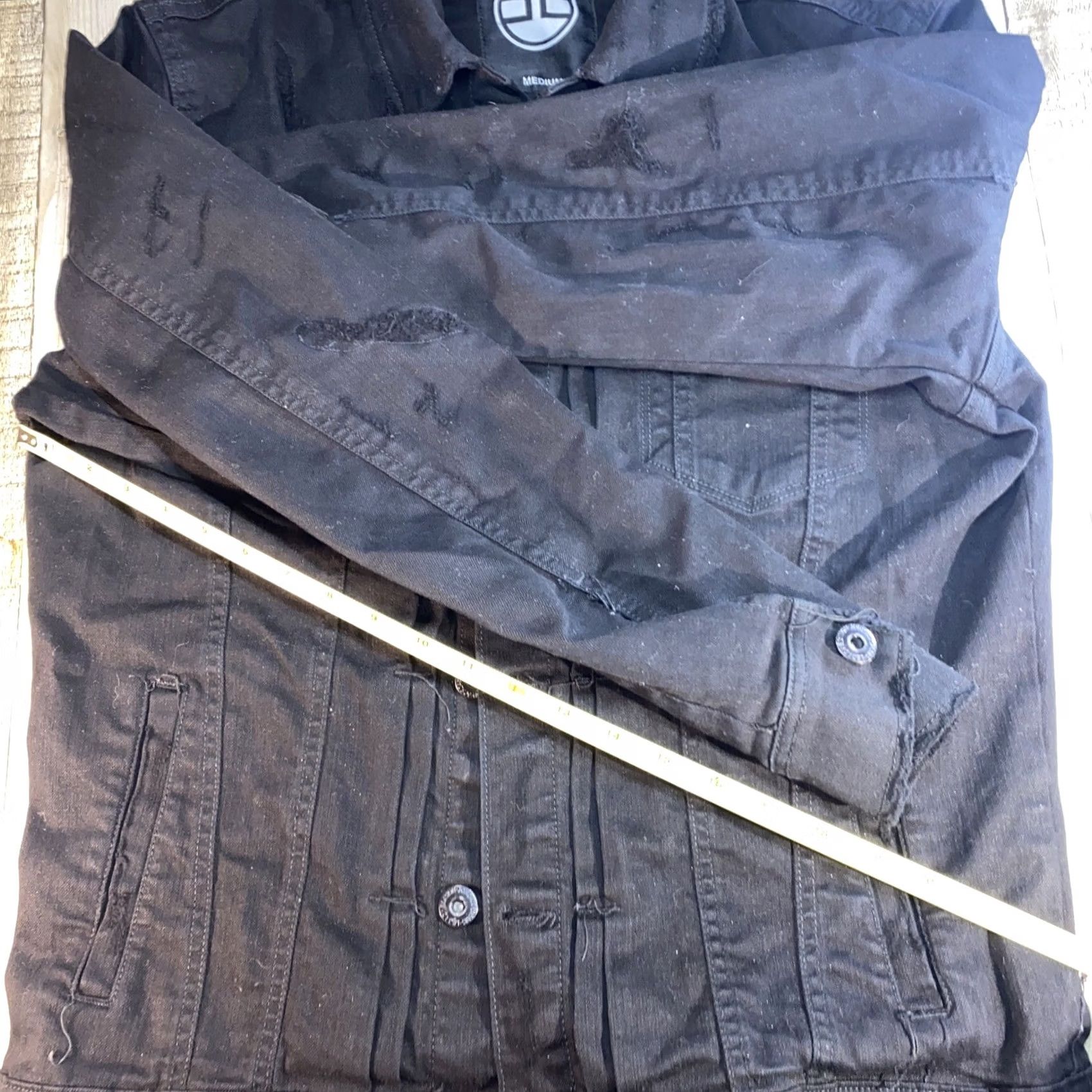 Jordan Craig JORDAN CRAIG Denim Jacket Men M Black Regular 3-in-1 Jacket Industry Denim Jacket Brand Jordan Craig Men’s Clothing Mens Black Denim Jacket Size US M / EU 48-50 / 2 - 3 Thumbnail