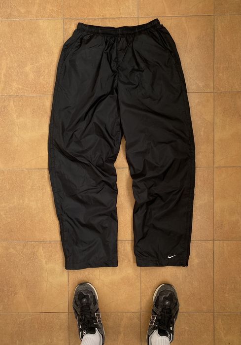 Nike Vintage Nike Black Nylon Joggers Parachute Pants