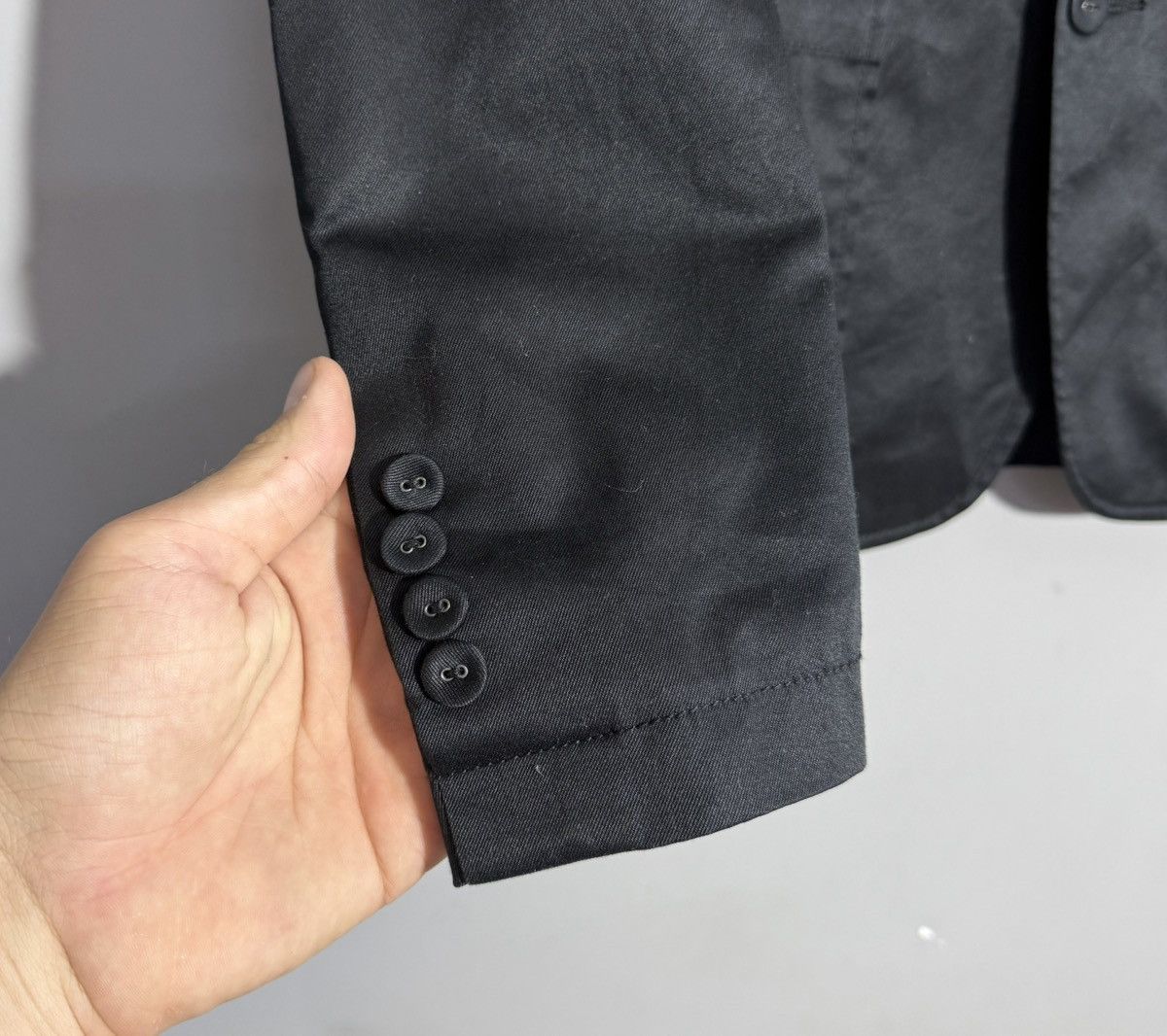Diesel Diesel Black Blazer Two Button Jacket Size US M / EU 48-50 / 2 - 2 Thumbnail