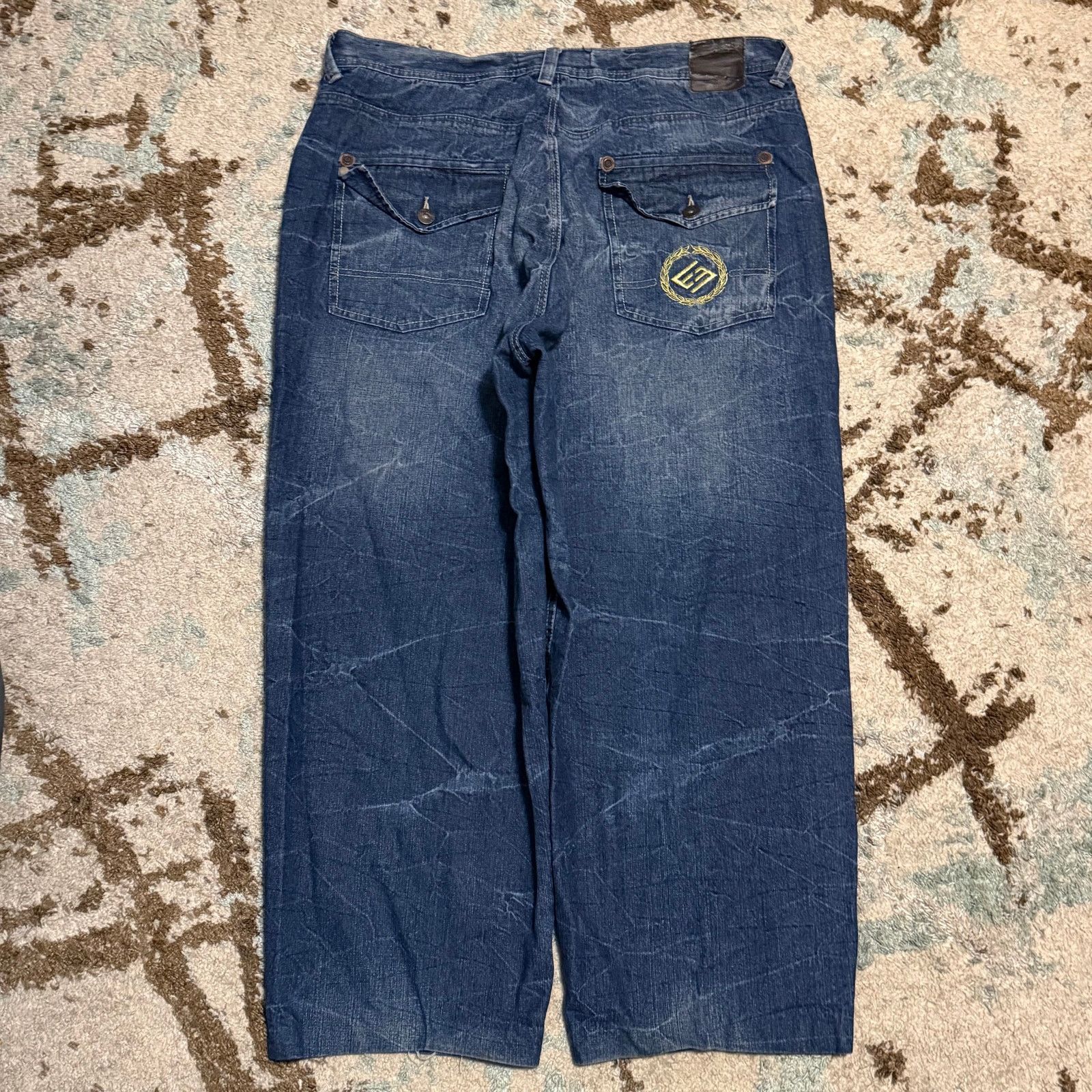 Enyce Vintage Enyce Baggy Wide Leg Jeans Size 42x29 Y2K Size US 42 / EU 58 - 1 Thumbnail