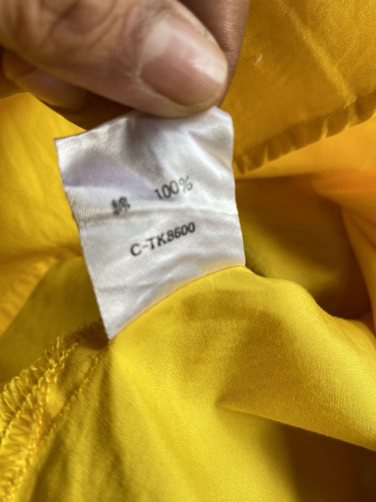Mugler MUGLER Bright Yellow Long-Sleeve Snap-Button Collar Shirt Size M / US 6-8 / IT 42-44 - 8 Thumbnail