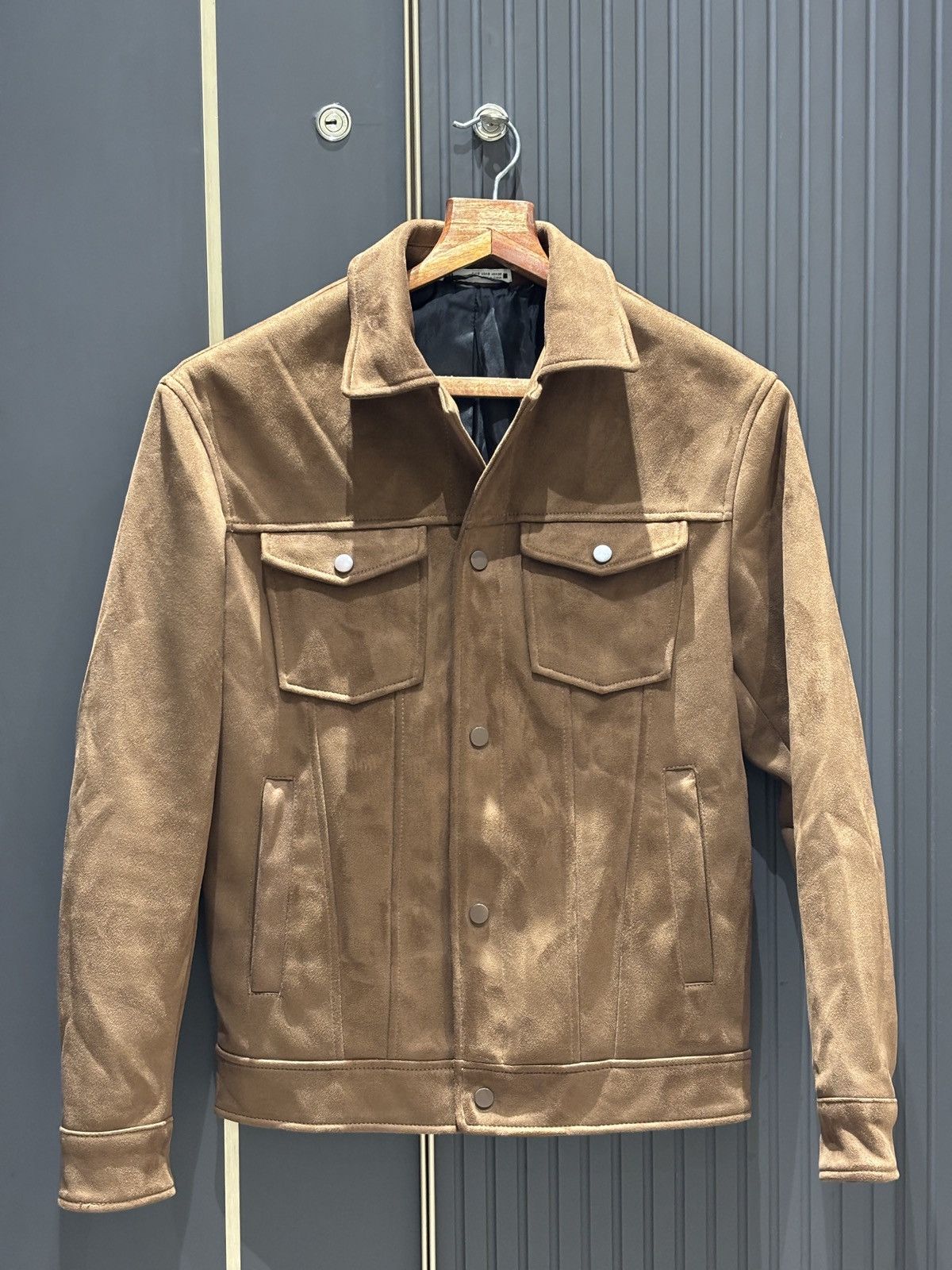 Zara Brown Suede Jacket Size US S / EU 44-46 / 1 - 2 Thumbnail