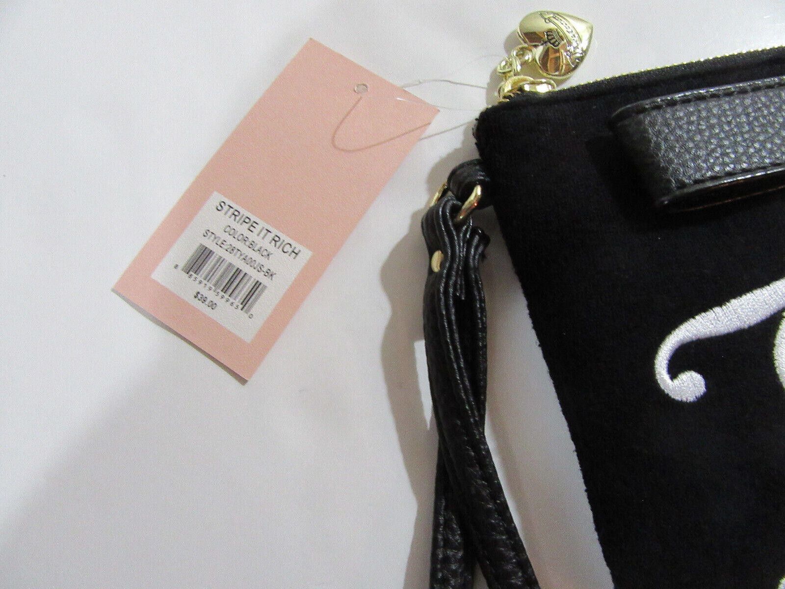 Juicy Couture Jeans Juicy Couture Velour Stripe It Rich Wristlet Wallet NWT Size ONE SIZE - 4 Thumbnail