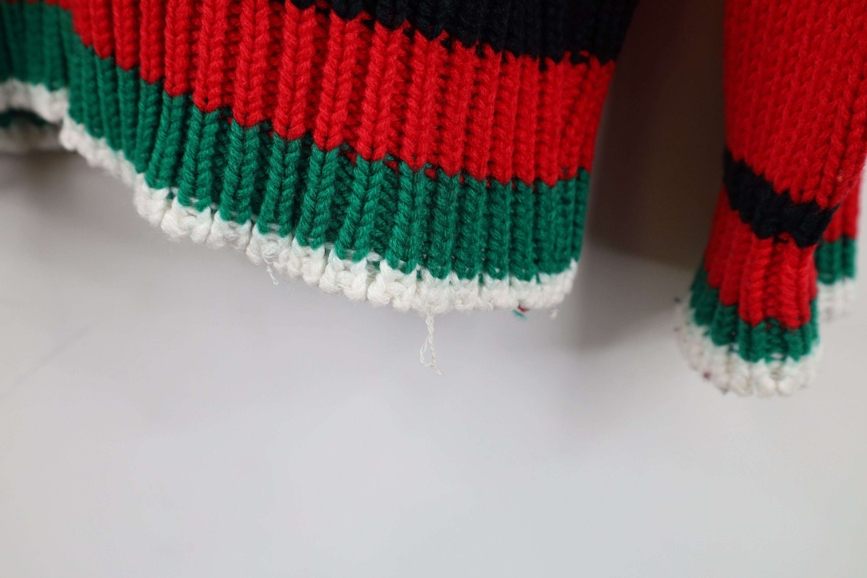Vintage Vintage 90s Streetwear Panda Bear Knit Crewneck Sweater Size 3XL / US 20-22 - 12 Thumbnail