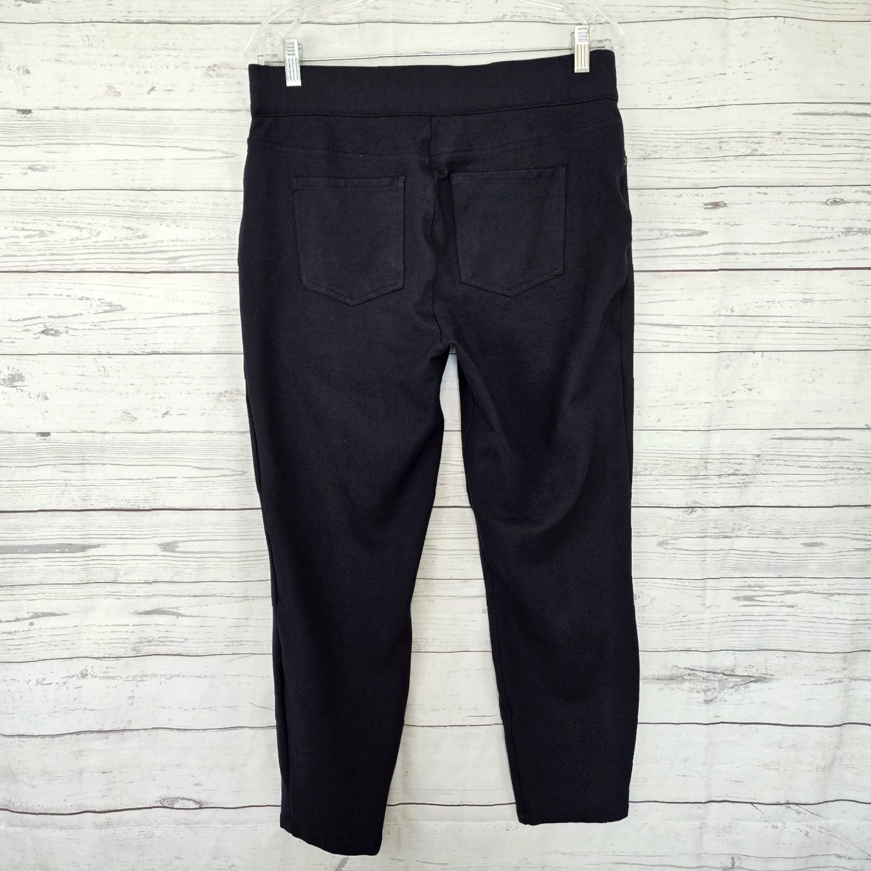 Spanx Spanx Womens Cropped Pants XL Blue Pull On High Rise Knit Ponte Cropped Pant Womens Size 40" / US 18 - 3 Thumbnail