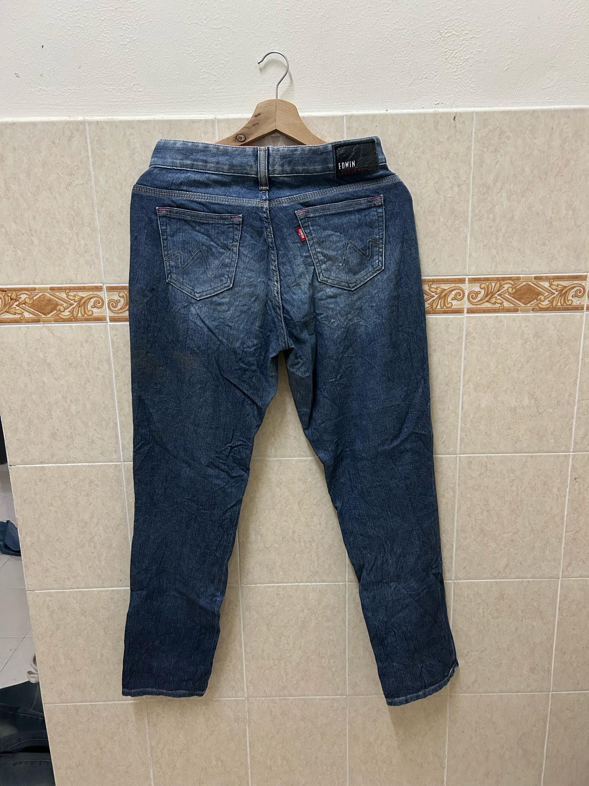 Edwin 💥Crazy Vintage Edwin Denim Size US 29 - 3 Thumbnail