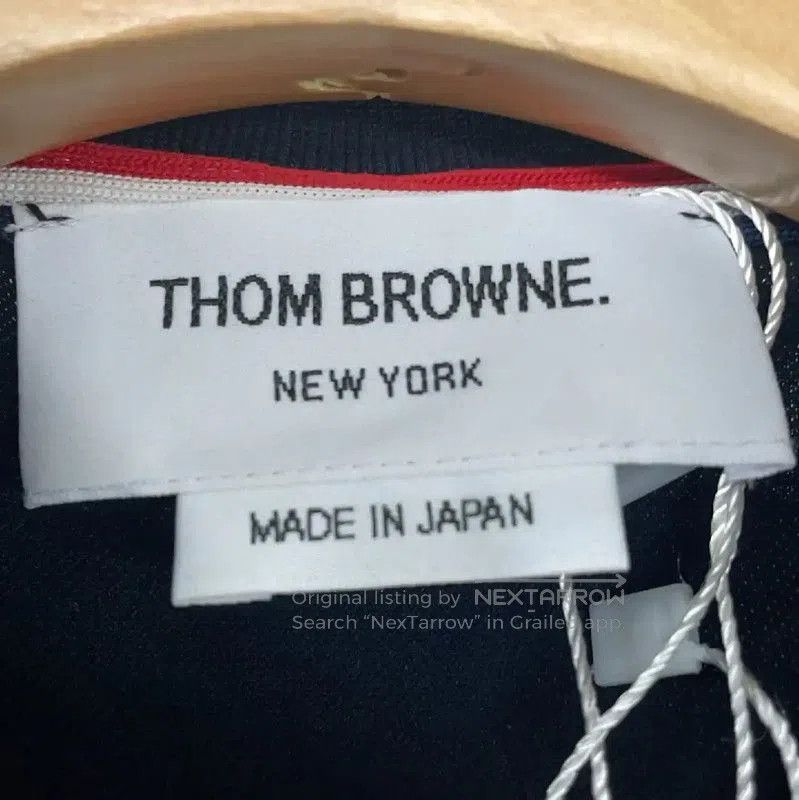 Thom Browne Thom Browne Navy Cotton Women's T-shirt . Size L / US 10 / IT 46 - 3 Thumbnail