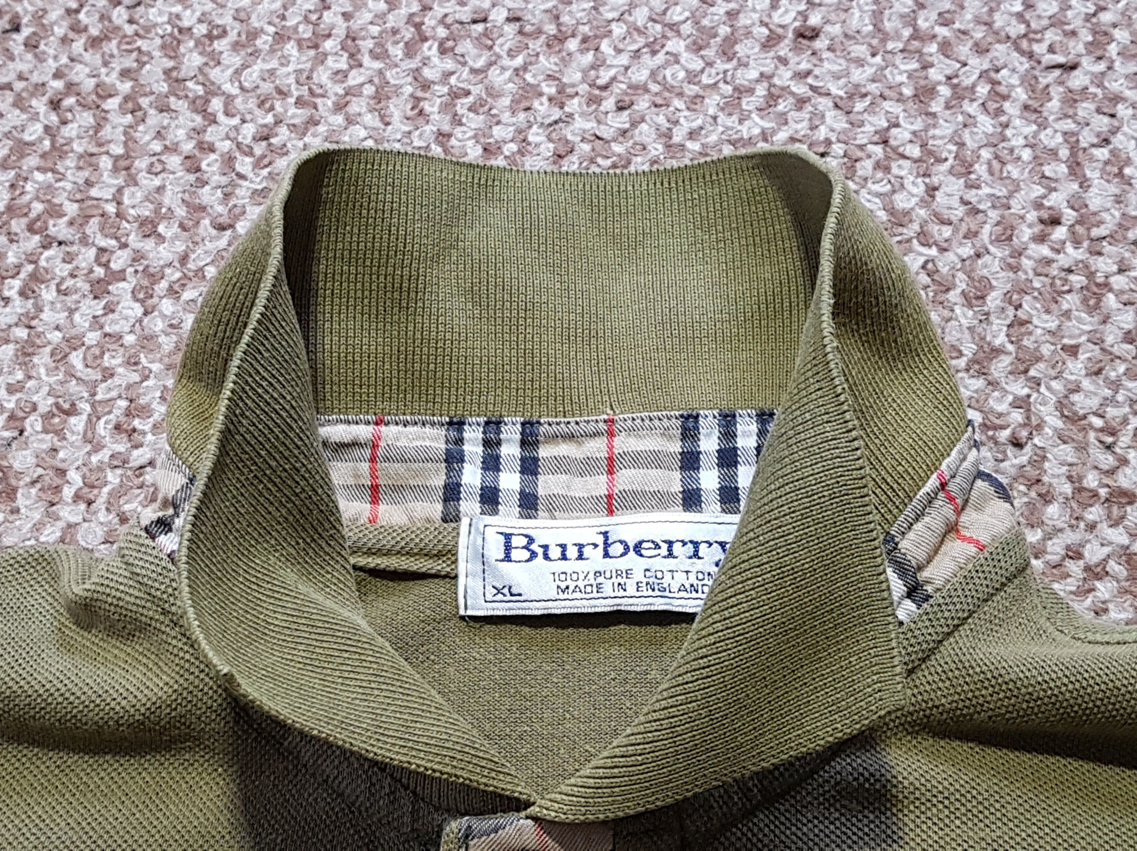 Burberry Burberrys Vintage Polo Shirt made in England sz XL Size US XL / EU 56 / 4 - 8 Thumbnail