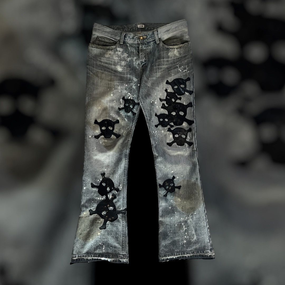 2024年 お歳暮・冬ギフト特集 Bleu Grande Le (L.G.B.) Grailed | DENIM PATCH WOLF SKULL LGB パンツ