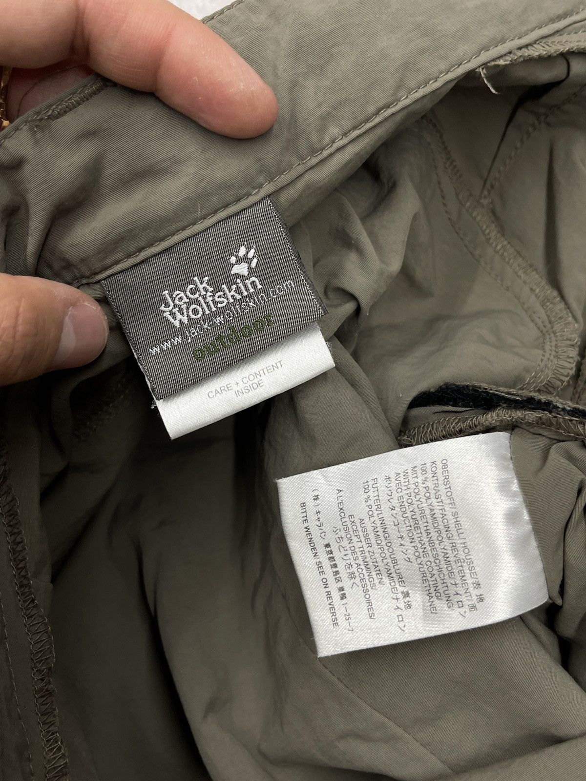 Jack Wolfskin Mens Jack Wolfskin Texapore Cargo Pants Outdoor Gorpcore Size US 32 / EU 48 - 14 Thumbnail