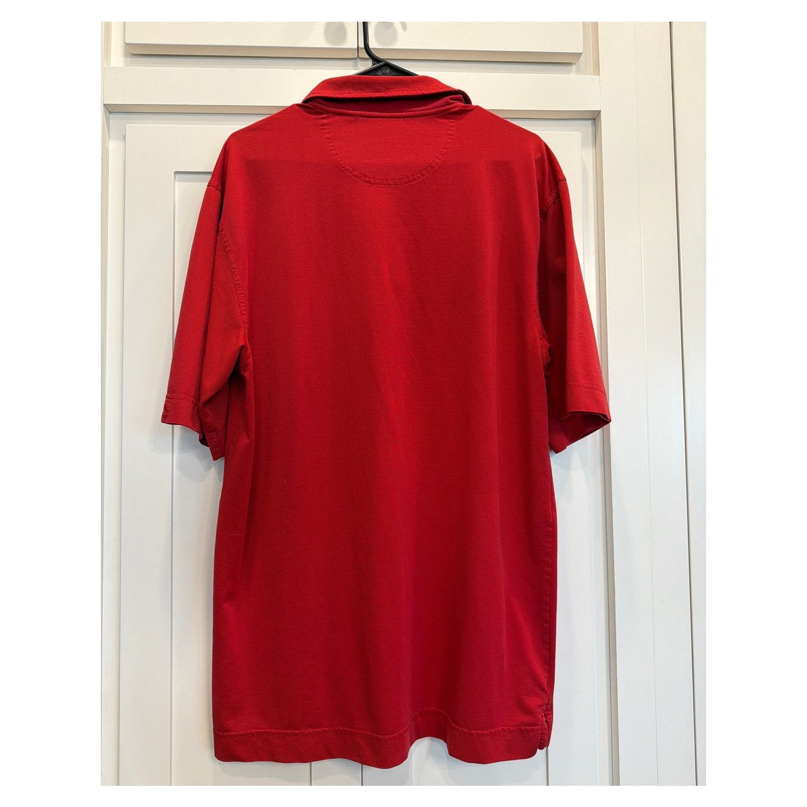 Cutter & Buck Cutter & Buck Drytec Red ribbed Polo Large Tall Size US L / EU 52-54 / 3 - 2 Thumbnail