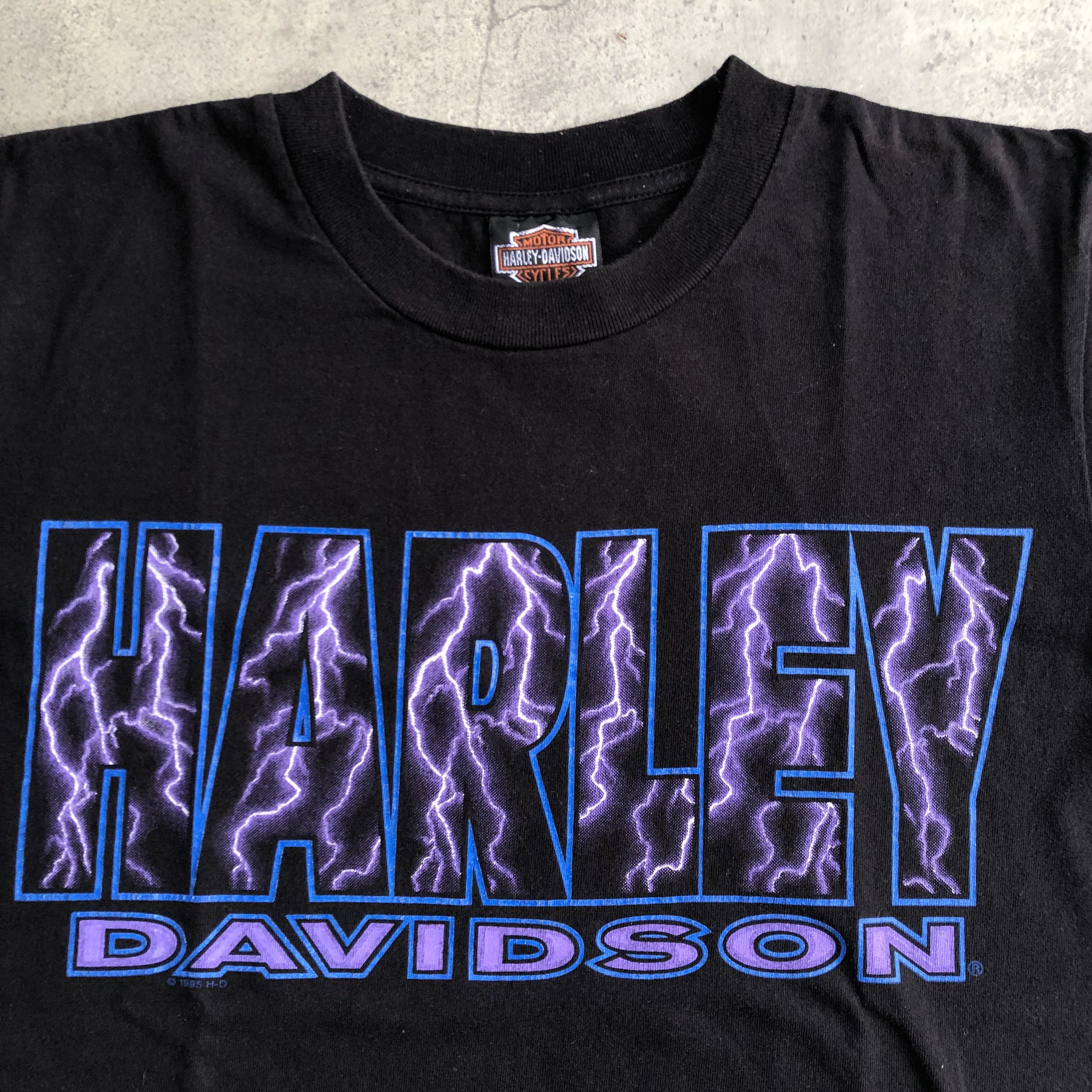 Harley Davidson Harley Davidson Lightning Vintage Tee 1995 Size US S / EU 44-46 / 1 - 2 Thumbnail