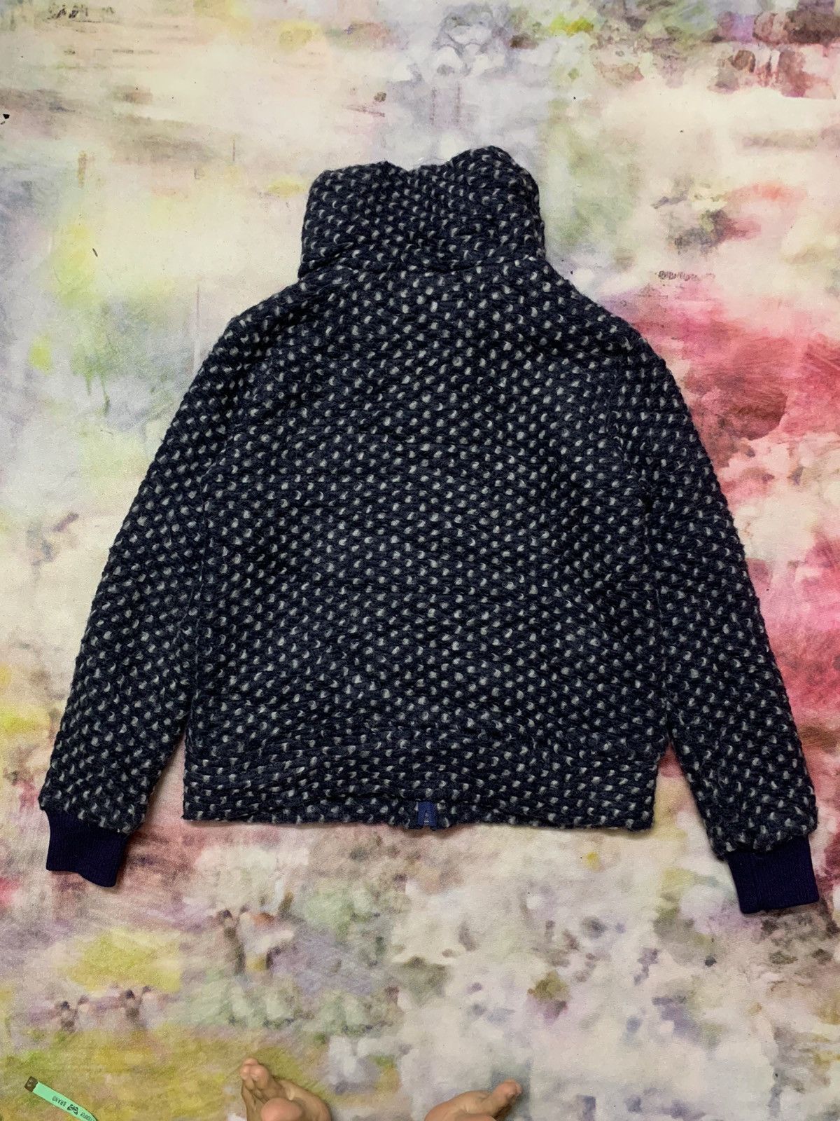 Issey Miyake Tsumori Chisato Mohair Pillow Neck Cropped Jacket Size US M / EU 48-50 / 2 - 2 Thumbnail