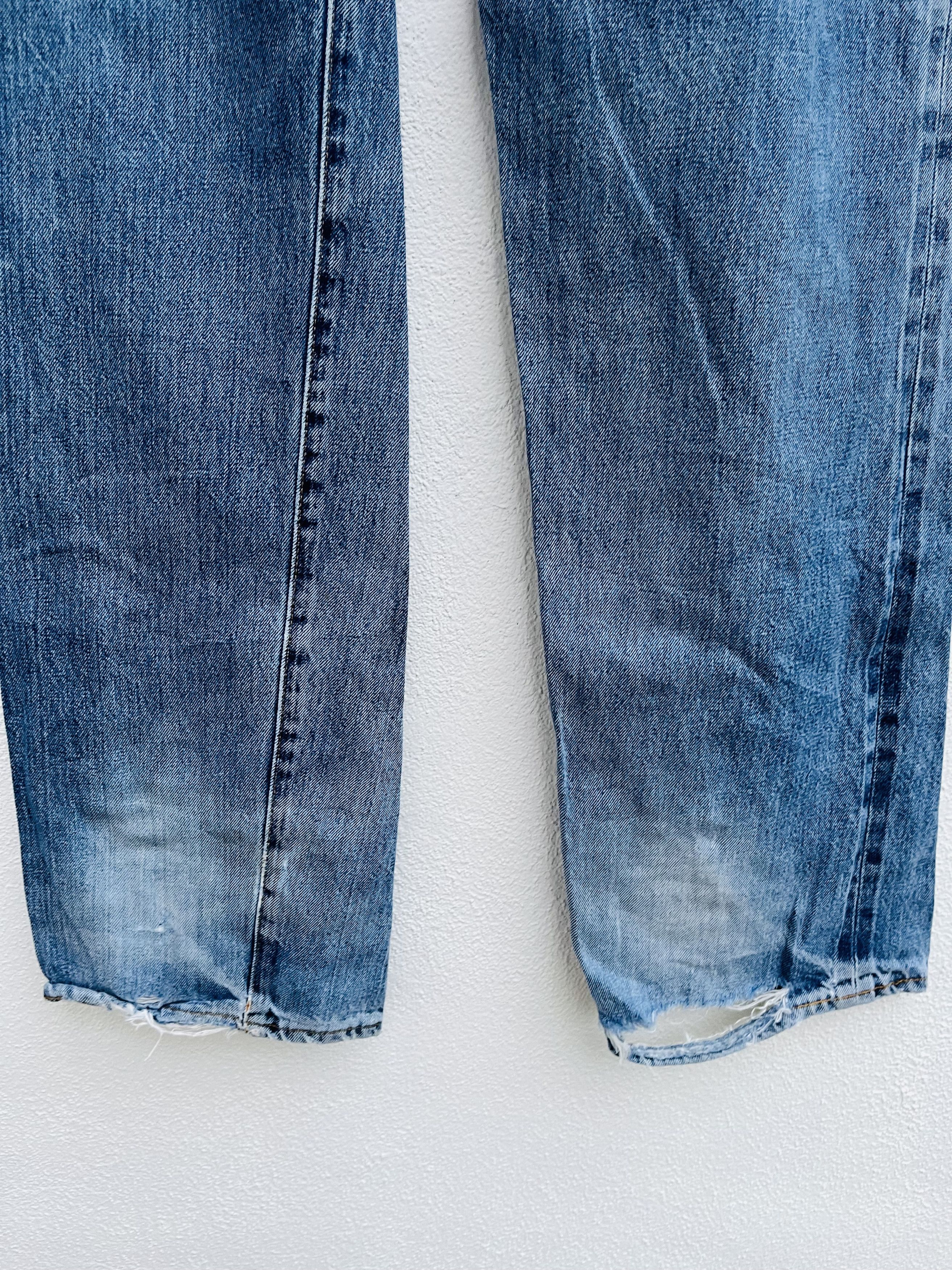 Levi's Vintage Clothing × Vintage Vintage 60s Levis Big E Distressed Fashion Style Size US 32 / EU 48 - 18 Thumbnail