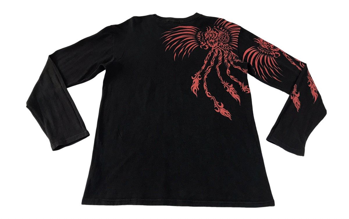 Japanese Brand × Vintage Vintage JapaneseBrand Embroidery Phoenix Long Sleeve S-Shirt Size US L / EU 52-54 / 3 - 2 Thumbnail