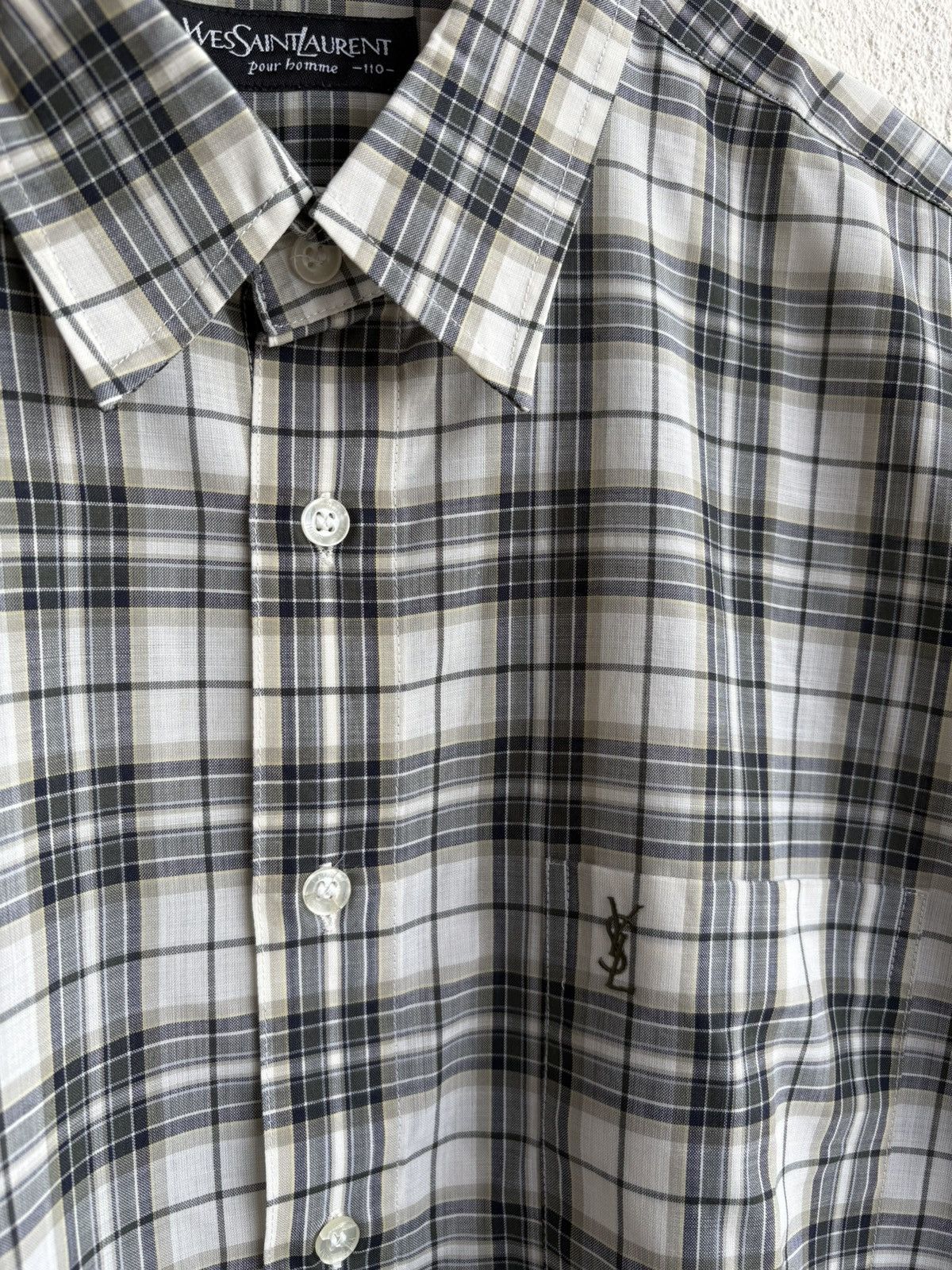Yves Saint Laurent 90s Vintage Yves Saint laurent shirt Size US XL / EU 56 / 4 - 4 Thumbnail