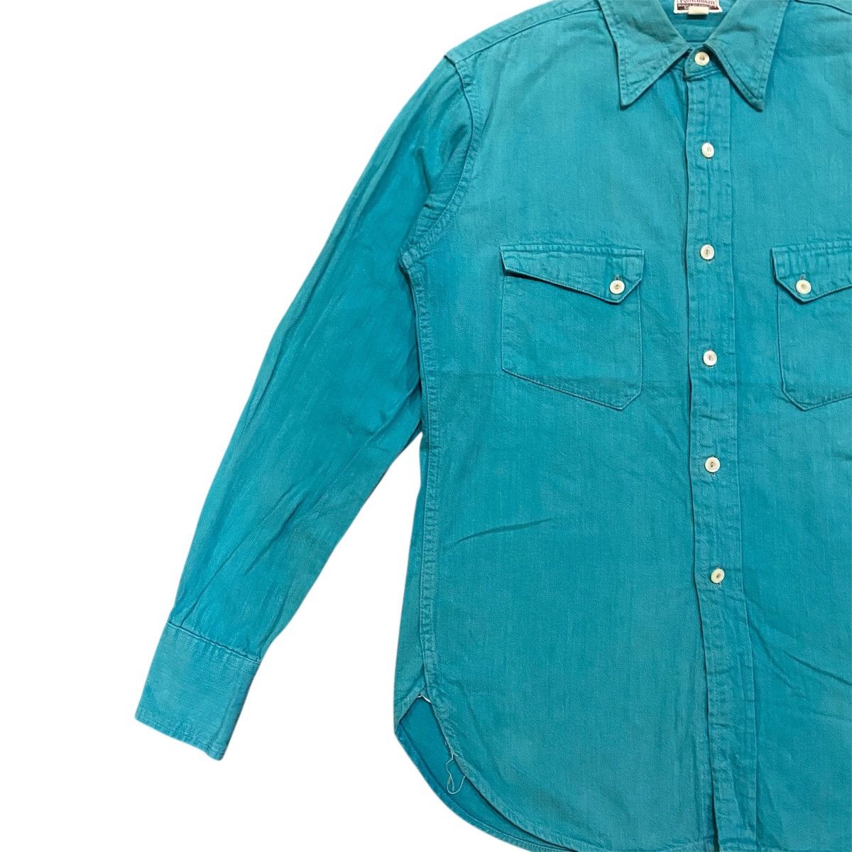 The Real McCoy's ‼️LAST DROP‼️Vintage Joe McCoy Western Pocket Selvedge Shirt Size US M / EU 48-50 / 2 - 5 Thumbnail