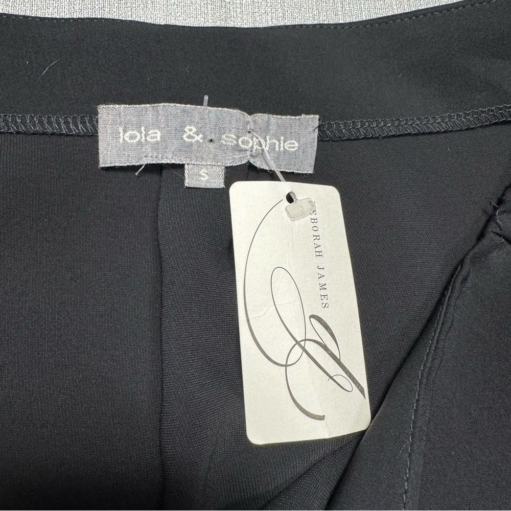 LOLA + SOPHIE NWT New $194 Lola & Sophie Off Shoulder 3/4 Sleeve Black To Size S / US 4 / IT 40 - 5 Thumbnail