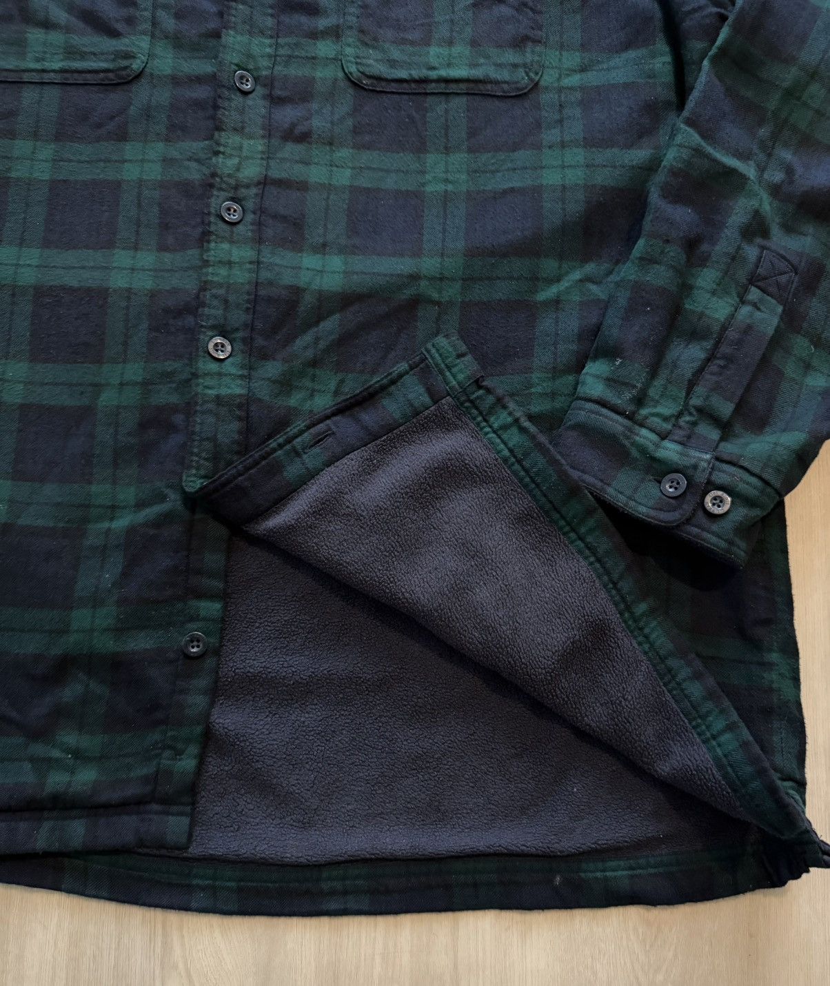 L.L. Bean LL Bean Blue / Green Plaid Flannel Fleece Lined Sz XL Tal Size US XL / EU 56 / 4 - 5 Thumbnail