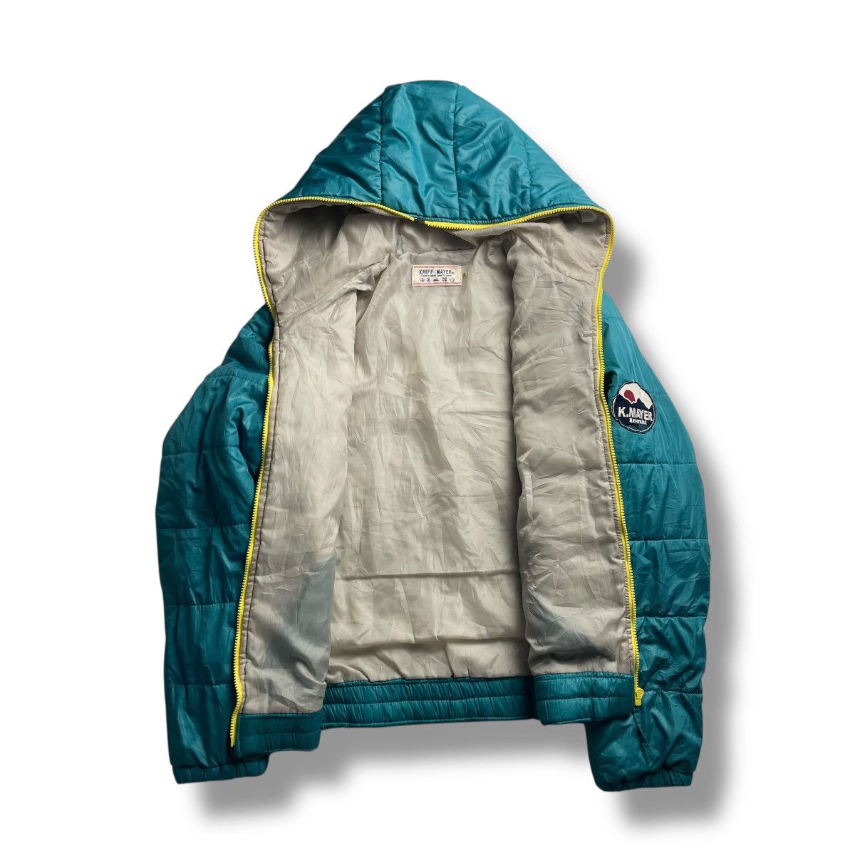Japanese Brand 🇯🇵 VINTAGE KRIFF MAYER FULL ZIP DOWN PUFFER JACKET Size US M / EU 48-50 / 2 - 5 Thumbnail