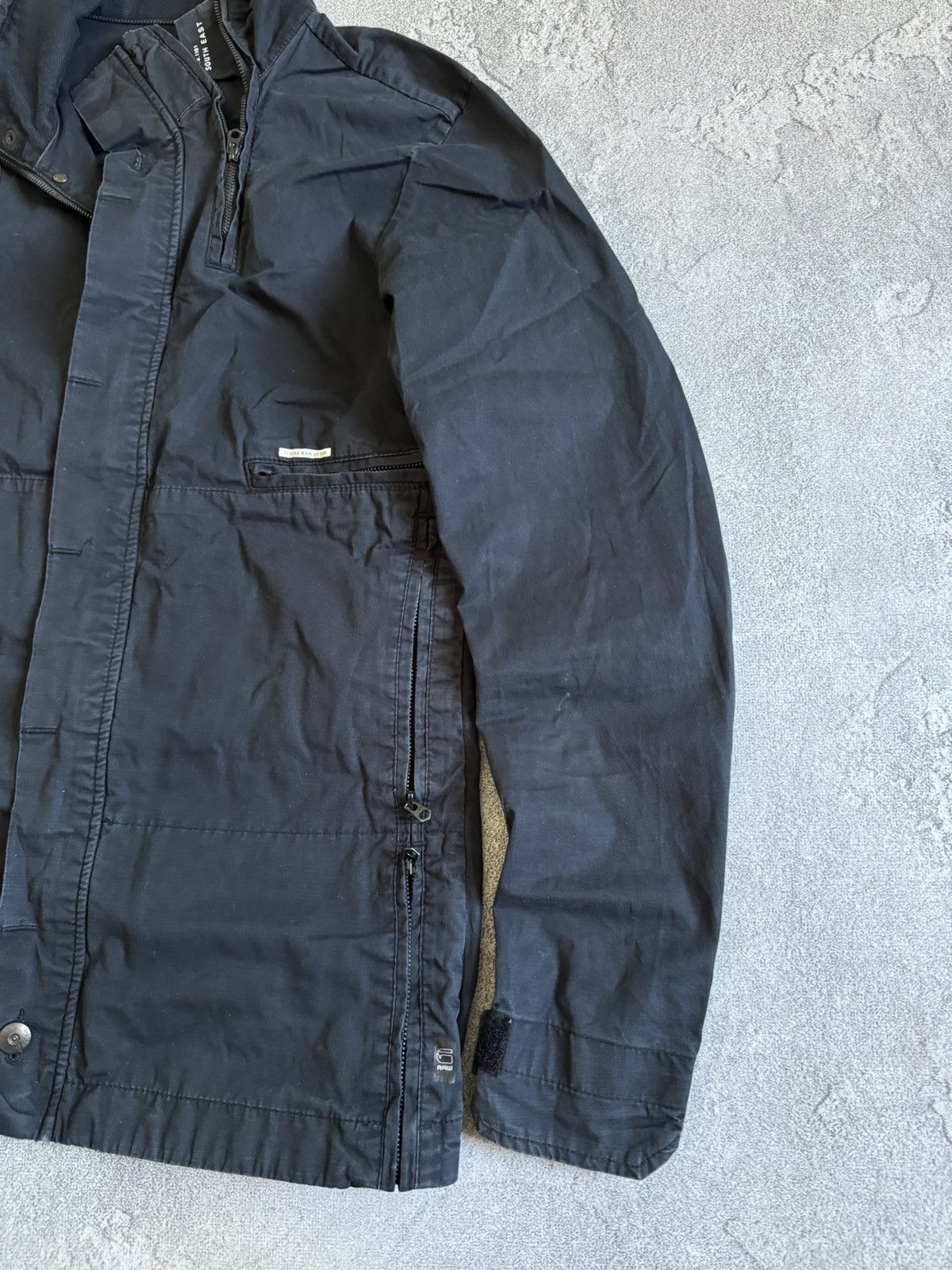 G-Star G star raw M serger overshirt LS military jacket zip bomber Size US M / EU 48-50 / 2 - 2 Thumbnail