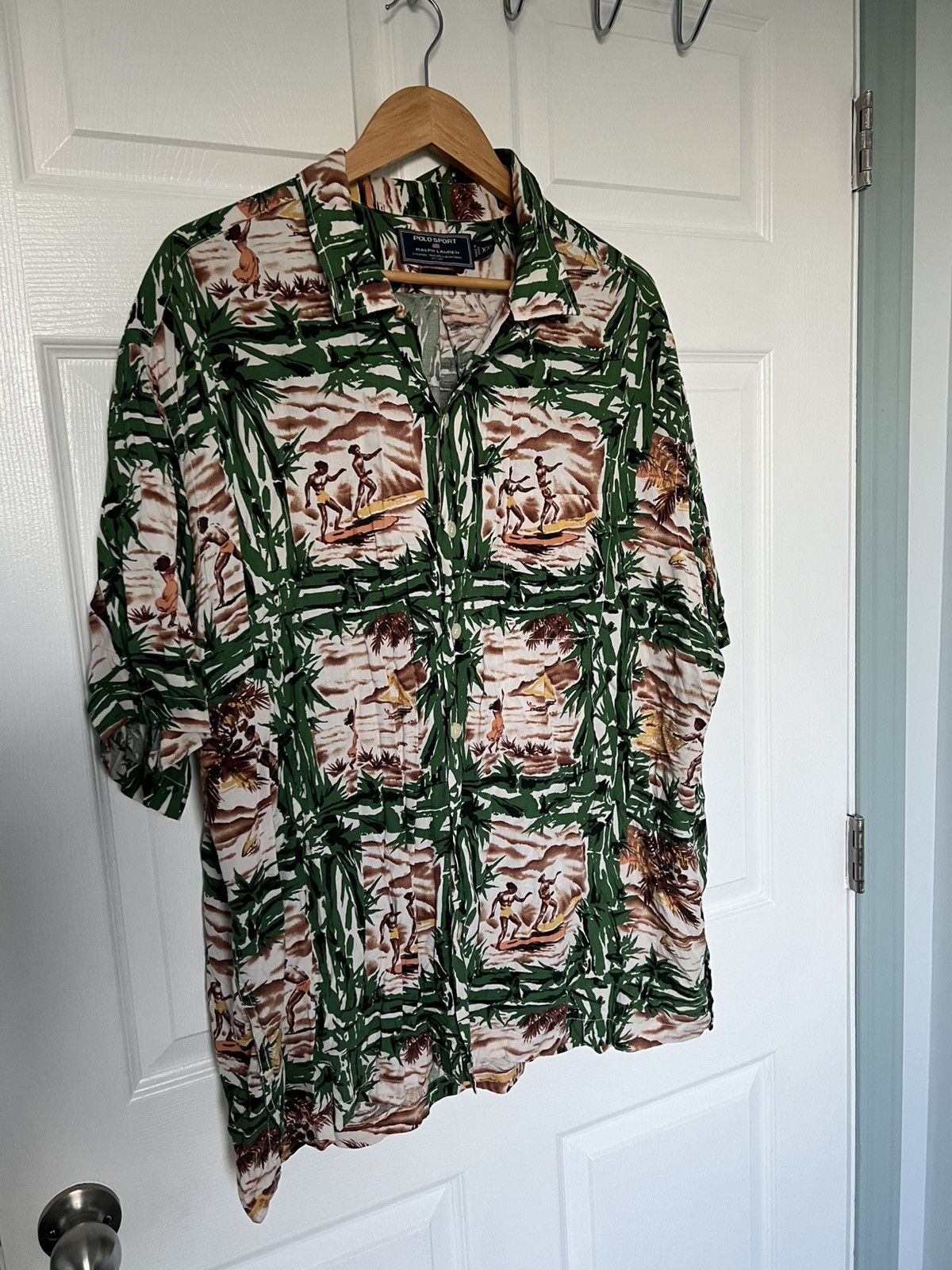 Polo Ralph Lauren Vintage Ralph Lauren Polo Sport Camp Shirt Size US XXL / EU 58 / 5 - 1 Thumbnail