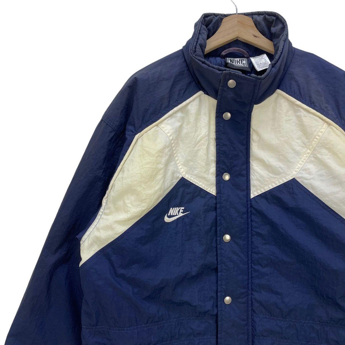 Nike Vintage Nike Two Tone Quilted Down Jacket Style Size US M / EU 48-50 / 2 - 3 Thumbnail