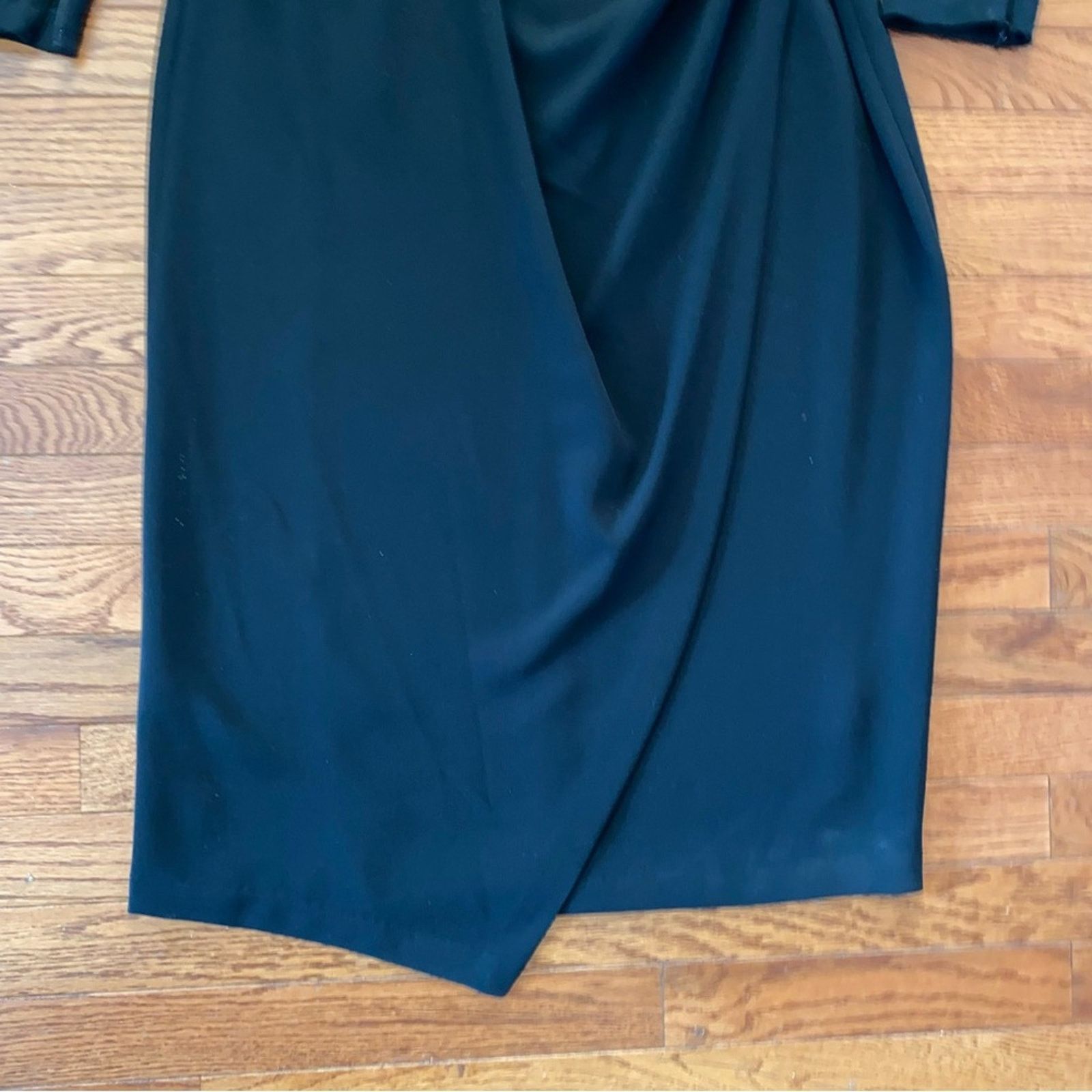 A.L.C. A.L.C. ALC Meline $625 Black Puff Sleeve Midi Dress 12 Size XL / US 12-14 / IT 48-50 - 12 Thumbnail