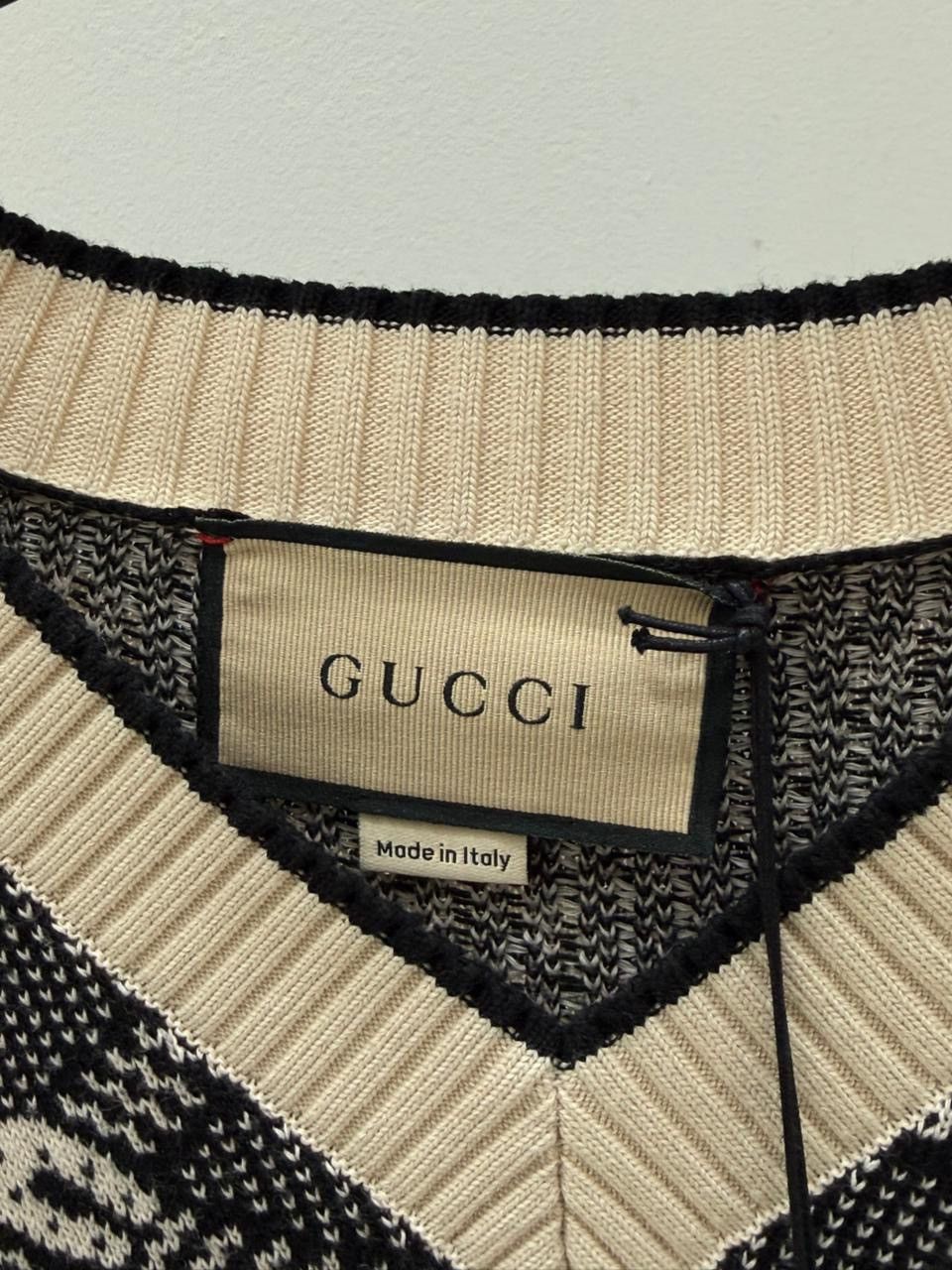 Gucci Gucci Horseshoe Motif Jacquard Sweater Size US M / EU 48-50 / 2 - 2 Thumbnail