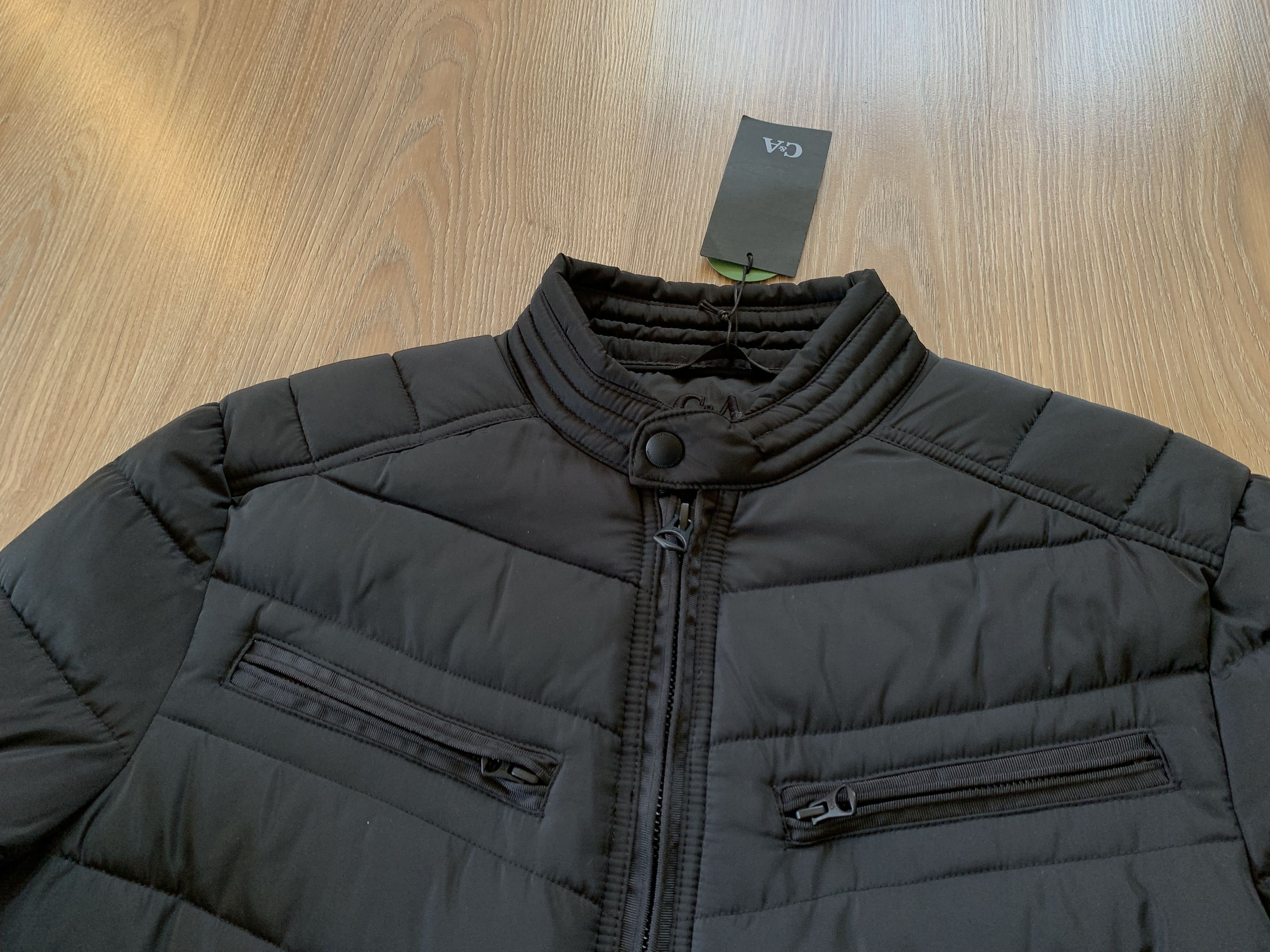 C&A C&A New Black Quilted Jacket Size US M / EU 48-50 / 2 - 5 Thumbnail
