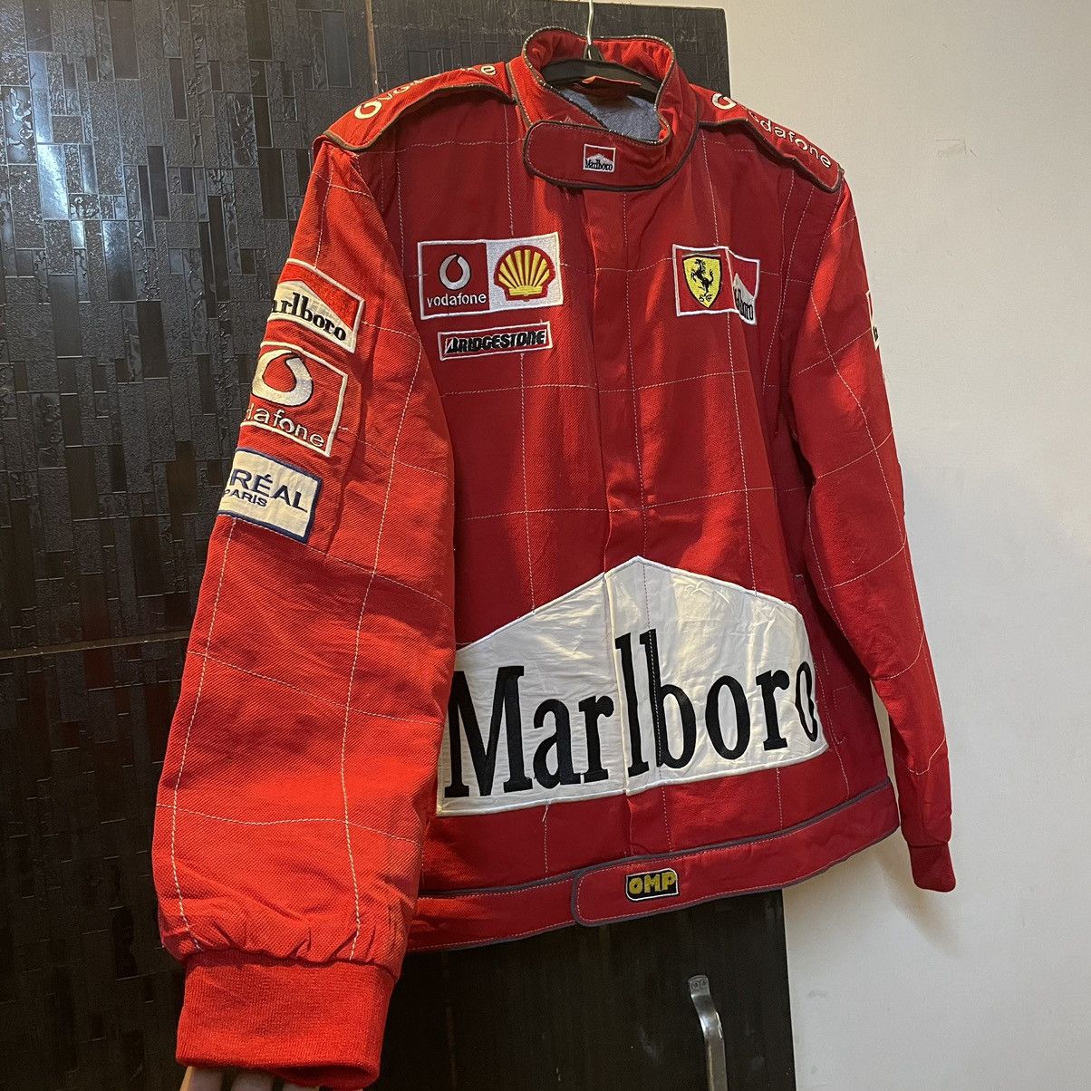 Marlboro Vintage Marlboro Ferrari Michael Schumacher F1 Racing Jacket Size US L / EU 52-54 / 3 - 2 Thumbnail