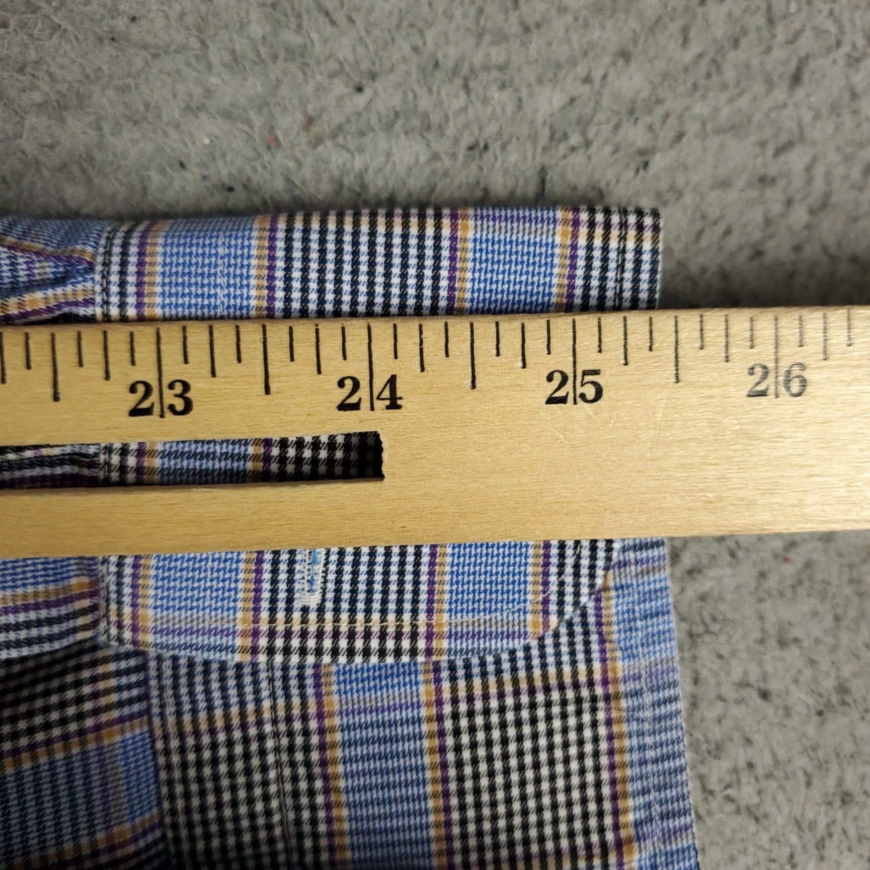Peter Millar Peter Millar Button-Up Shirt 2XL Blue Plaid Long Sleeve Mens Size US XXL / EU 58 / 5 - 7 Thumbnail