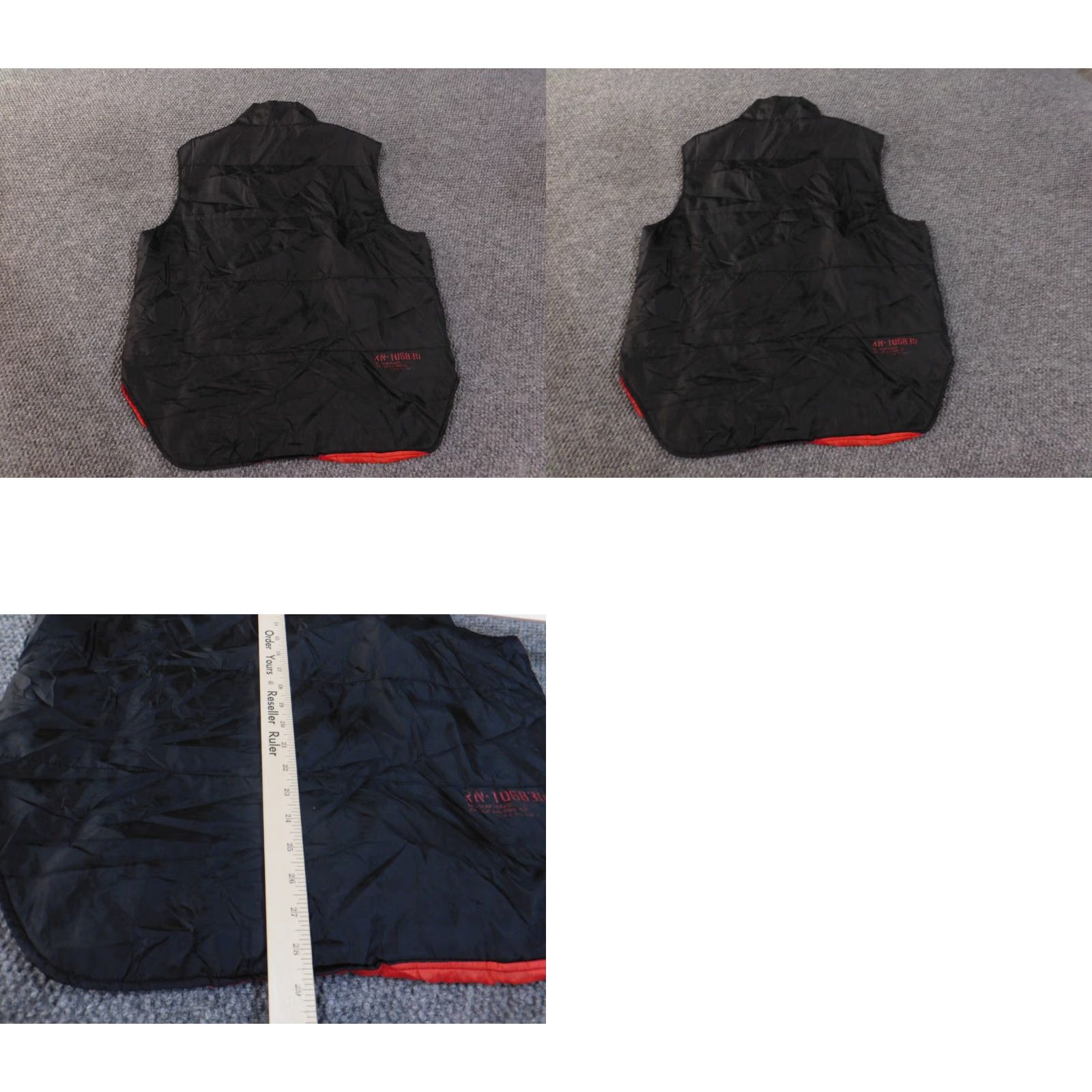 Rocawear Rocawear Vest Medium Mens Black Y2K Vintage Puffer Zip Hip-Hop Retro Jacket Coat Size US M / EU 48-50 / 2 - 8 Thumbnail