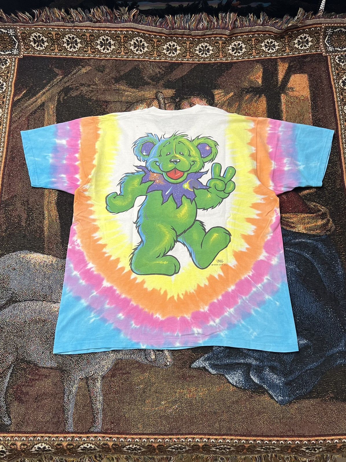 Band Tees Vintage '99 Grateful Dead Liquid Blue Tee Size US L / EU 52-54 / 3 - 4 Thumbnail