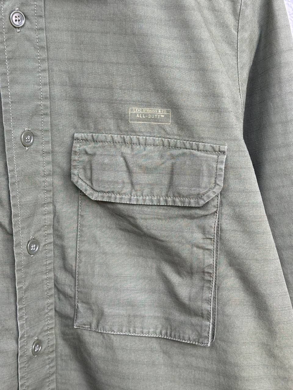 Levi's Vintage Clothing Levi's All-Duty Army Shirt Vintage 09/98 Portugal Striped Size US M / EU 48-50 / 2 - 10 Thumbnail