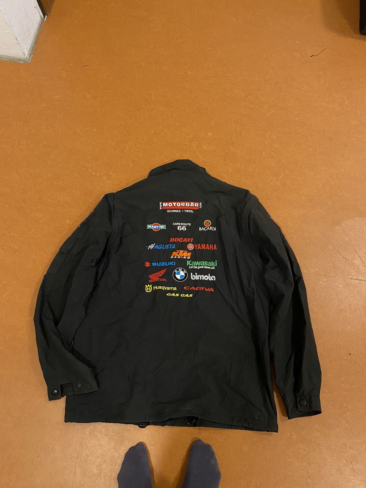 Vintage Nylon Racing Jacket 2in1 Jacket BMW F1 Motorsport streatwear Size US XL / EU 56 / 4 - 8 Thumbnail