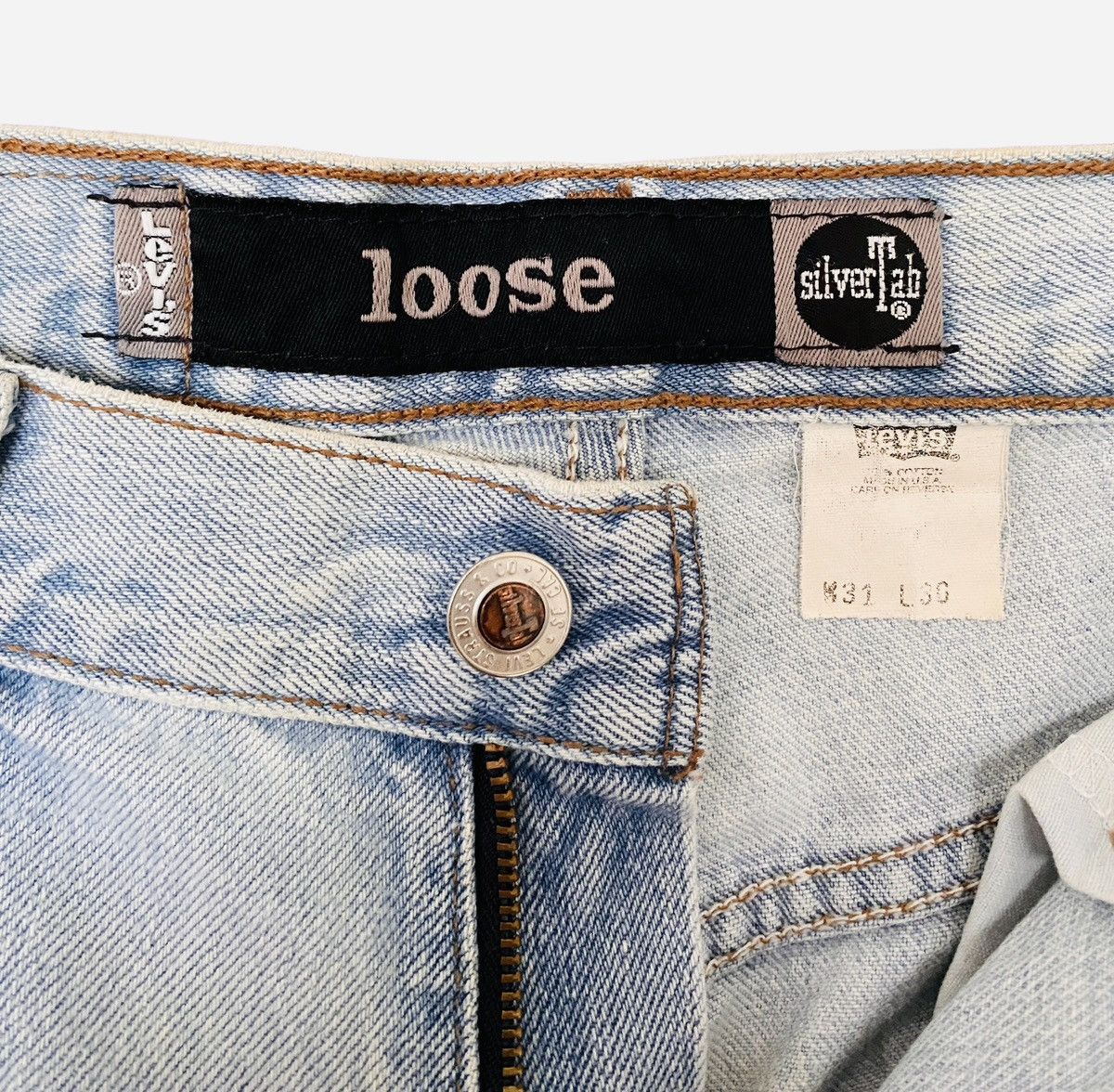 Levi's Vintage Brand Levi’s SilverTab Made in Usa Loose Jeans 1990s Size US 31 - 7 Thumbnail