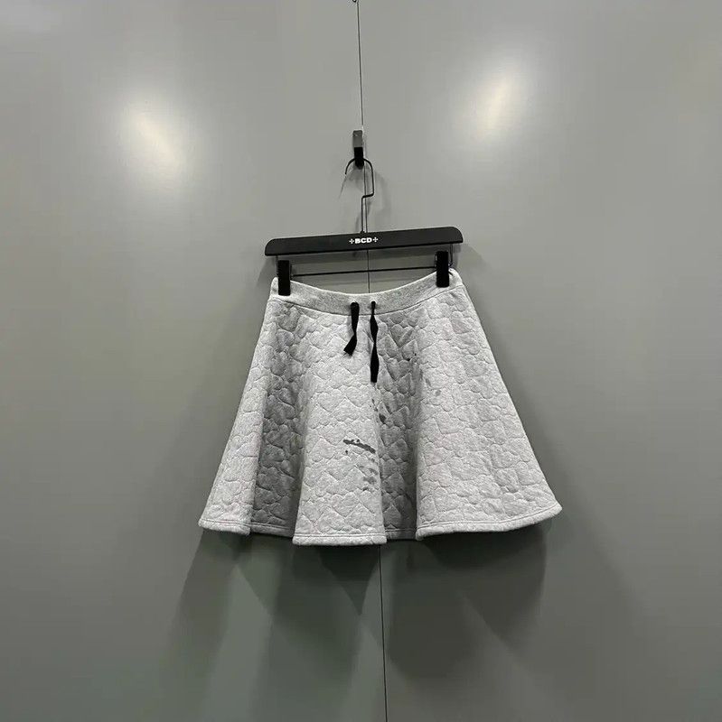 Valentino Valentino Summer Gray Cotton Mini Skirt 0089 Size 36" / US 14 / IT 50 - 1 Thumbnail