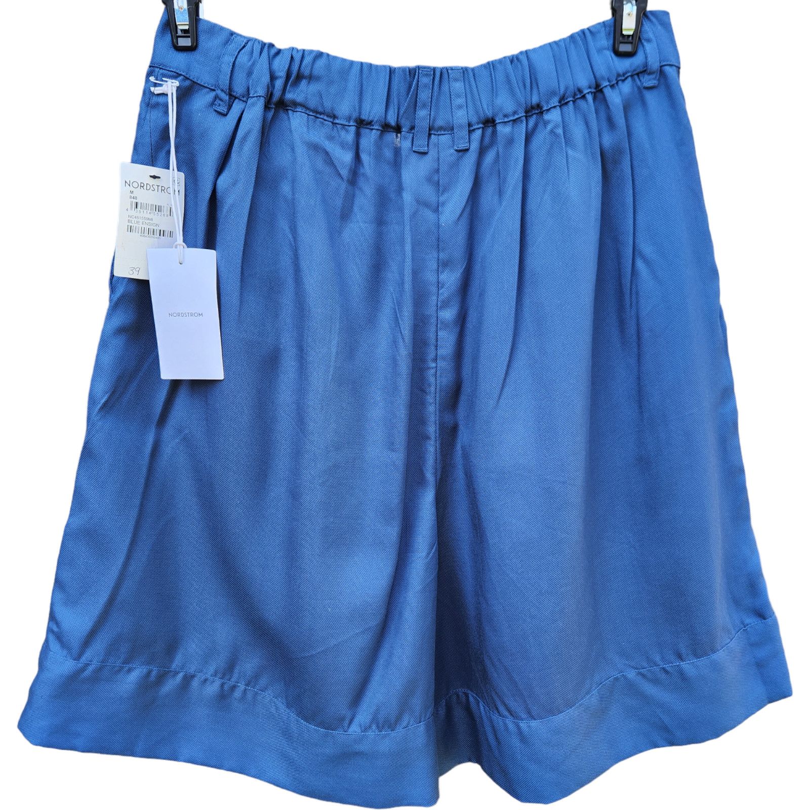 Nordstrom Nordstrom Medium Blue Ensign Shorts Elastic Waist Pocket NWT Size 28" / US 6 / IT 42 - 7 Thumbnail