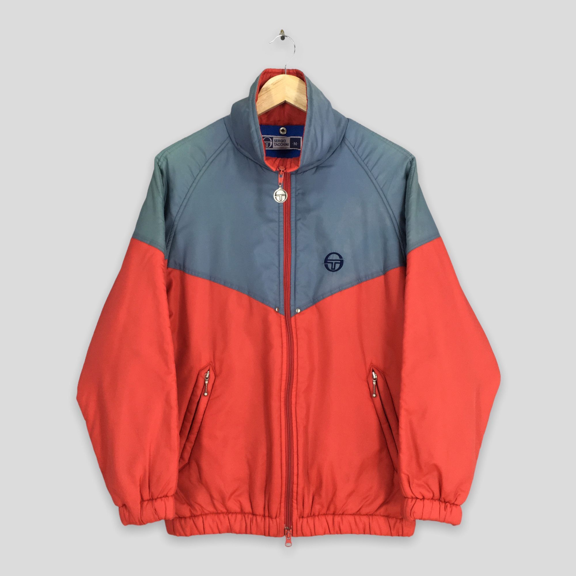 Sergio Tacchini Vintage Sergio Tacchini Windbreaker Red Jacket Medium Size US M / EU 48-50 / 2 - 1 Thumbnail
