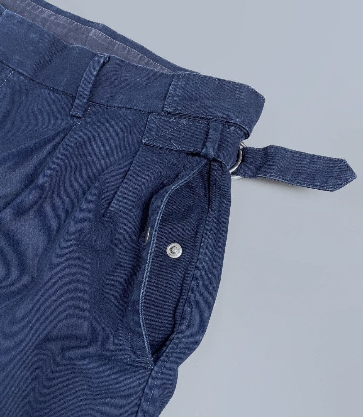 Maison Margiela Maison Martin Margiela Baggy Navy Pants Adjustable Waist 52 Size US 34 / EU 50 - 5 Thumbnail