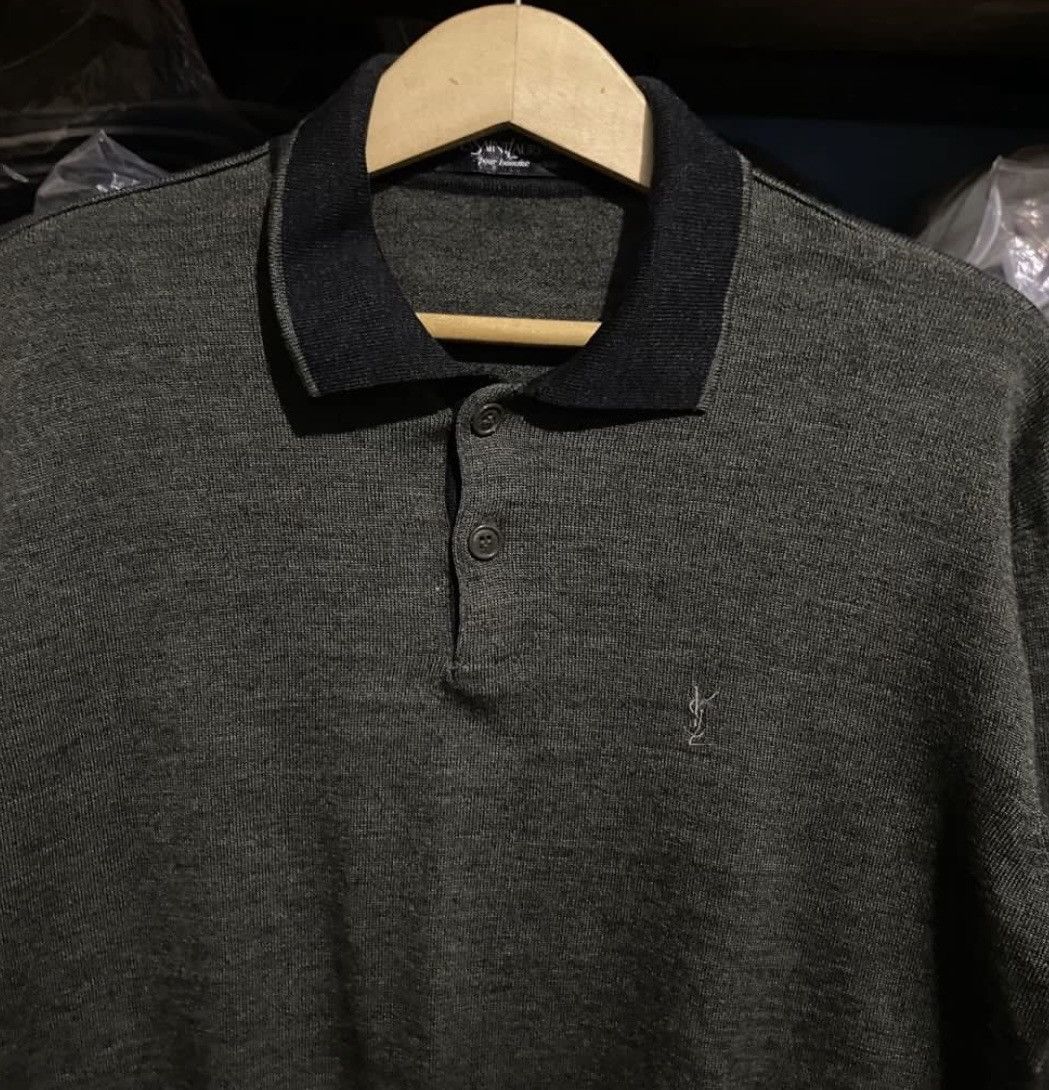 Vintage💥 Yves Saint Laurent Half Button Polos