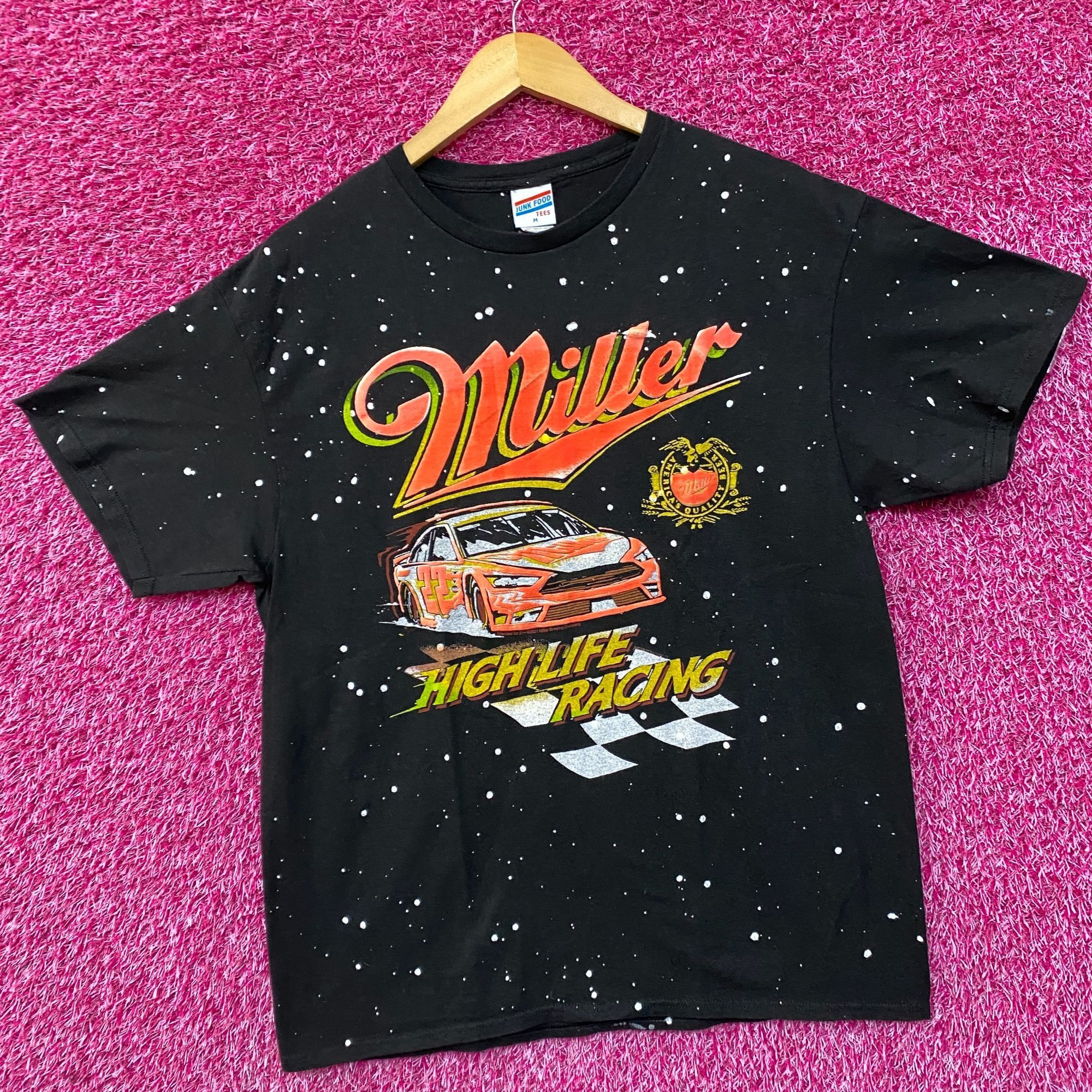 Junk Food Junkfood Miller HighLife Racing Graphic Design T-Shirt Mediu Size US M / EU 48-50 / 2 - 3 Thumbnail
