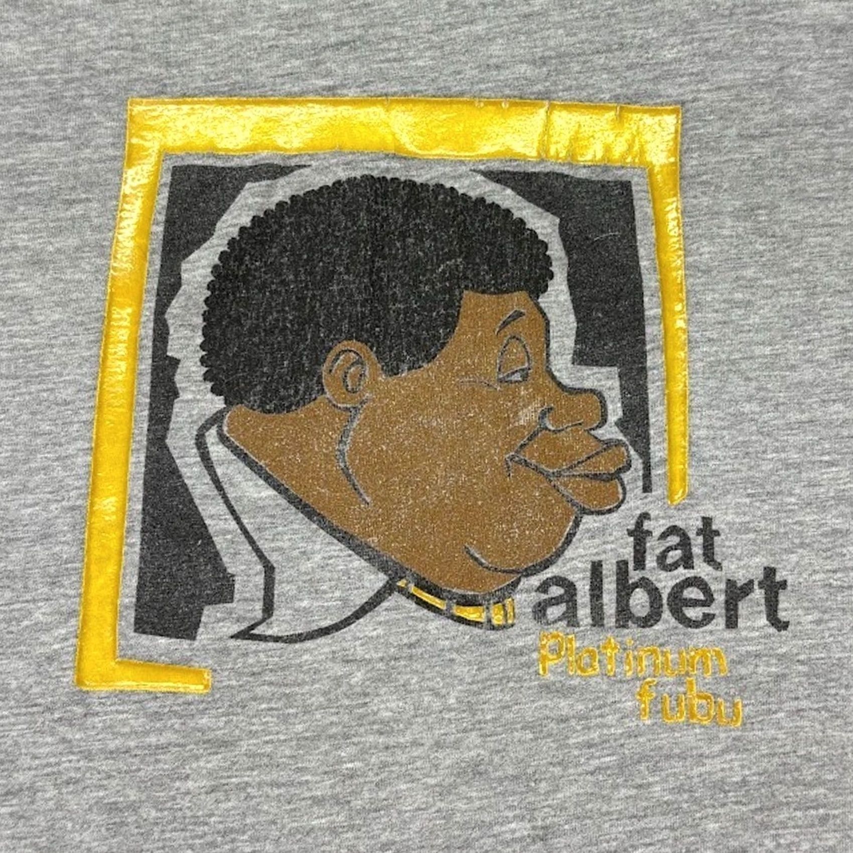 Fubu VINTAGE FUBU Fat Albert T-Shirt Grey XL Hip Hop Graphic Print Men’s Size US XL / EU 56 / 4 - 2 Thumbnail